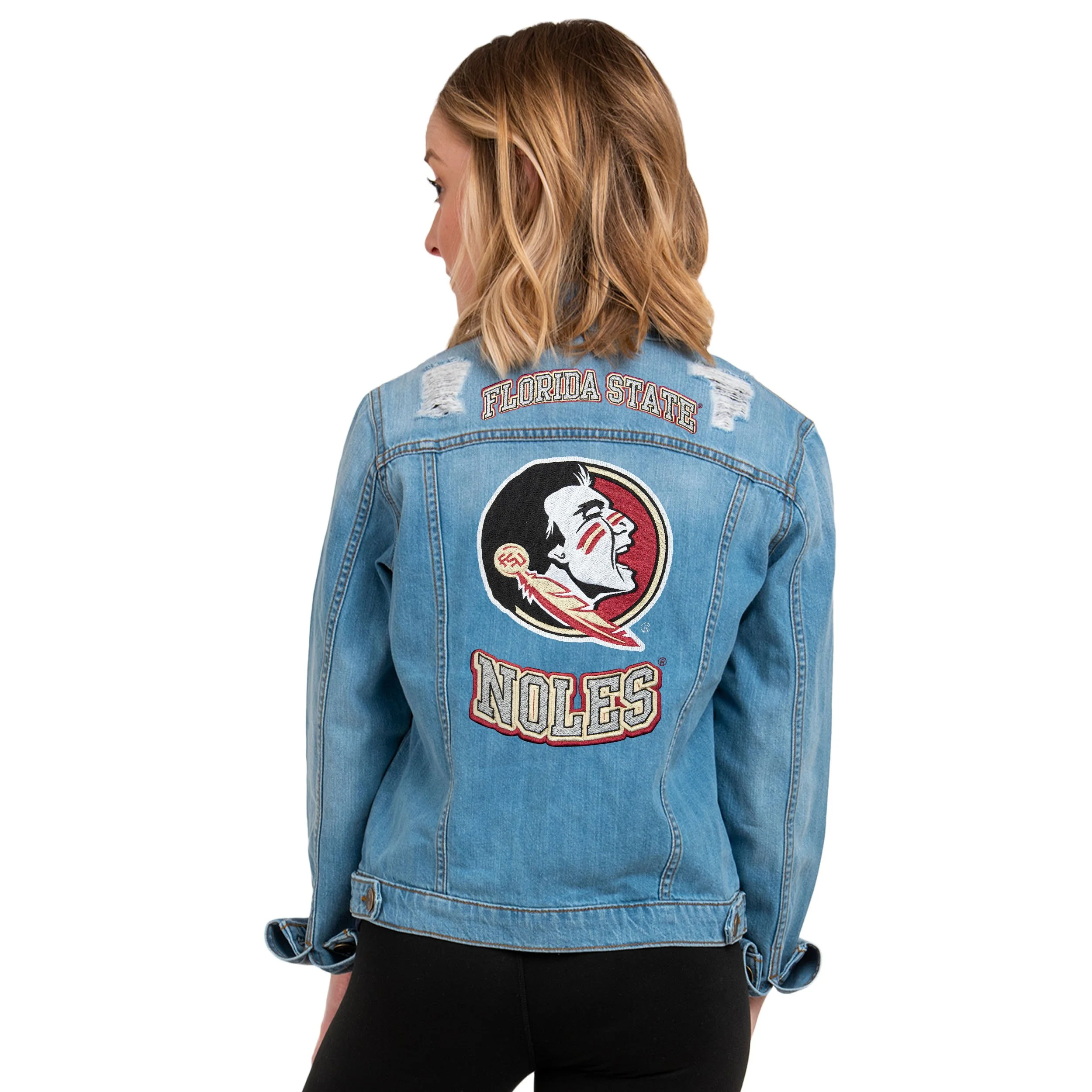 Florida State Seminoles NCAA Womens Denim Days Jacket - Image 2