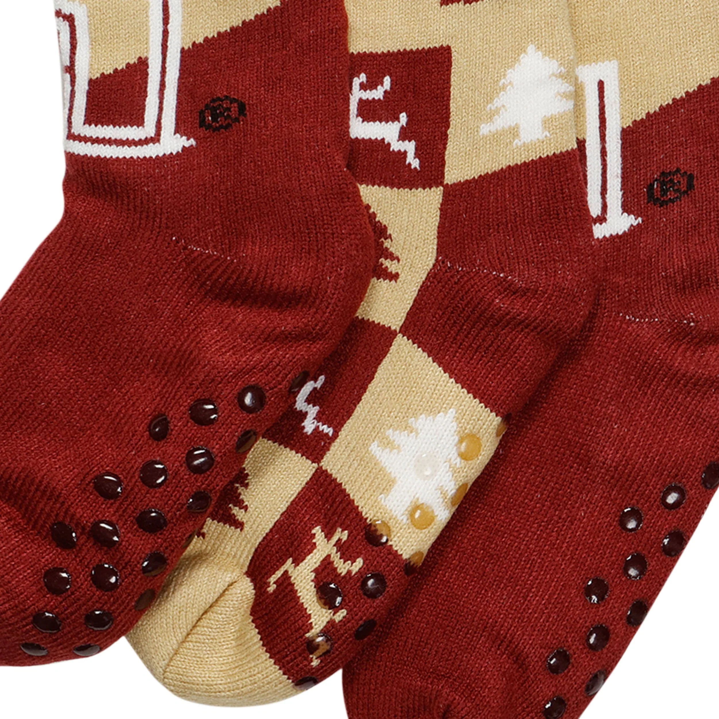 Florida State Seminoles NCAA Womens Fan Footy 3 Pack Slipper Socks - Image 3