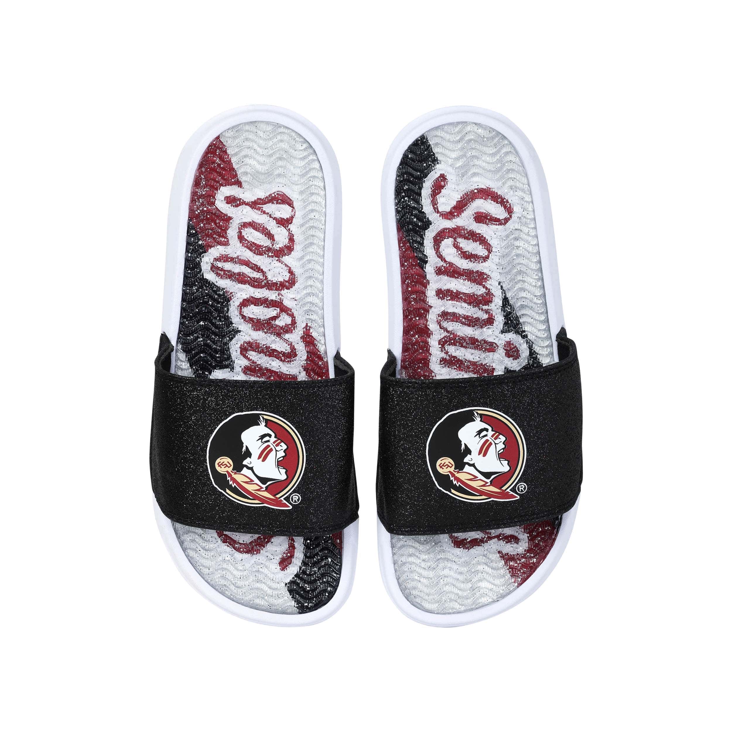 Florida State Seminoles NCAA Womens Glitter Gel Slide - Image 3