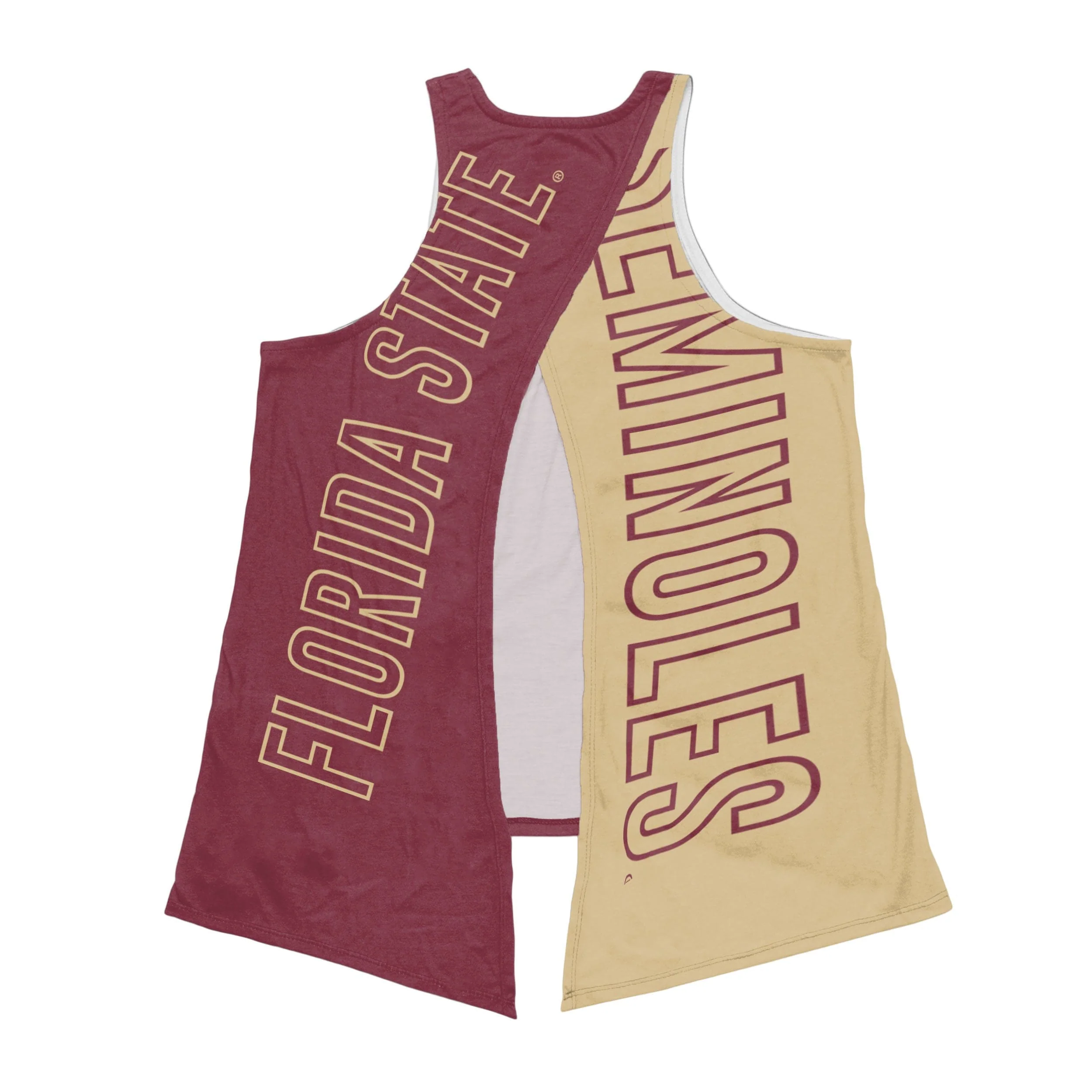 Florida State Seminoles NCAA Womens Tie-Breaker Sleeveless Top - Image 3