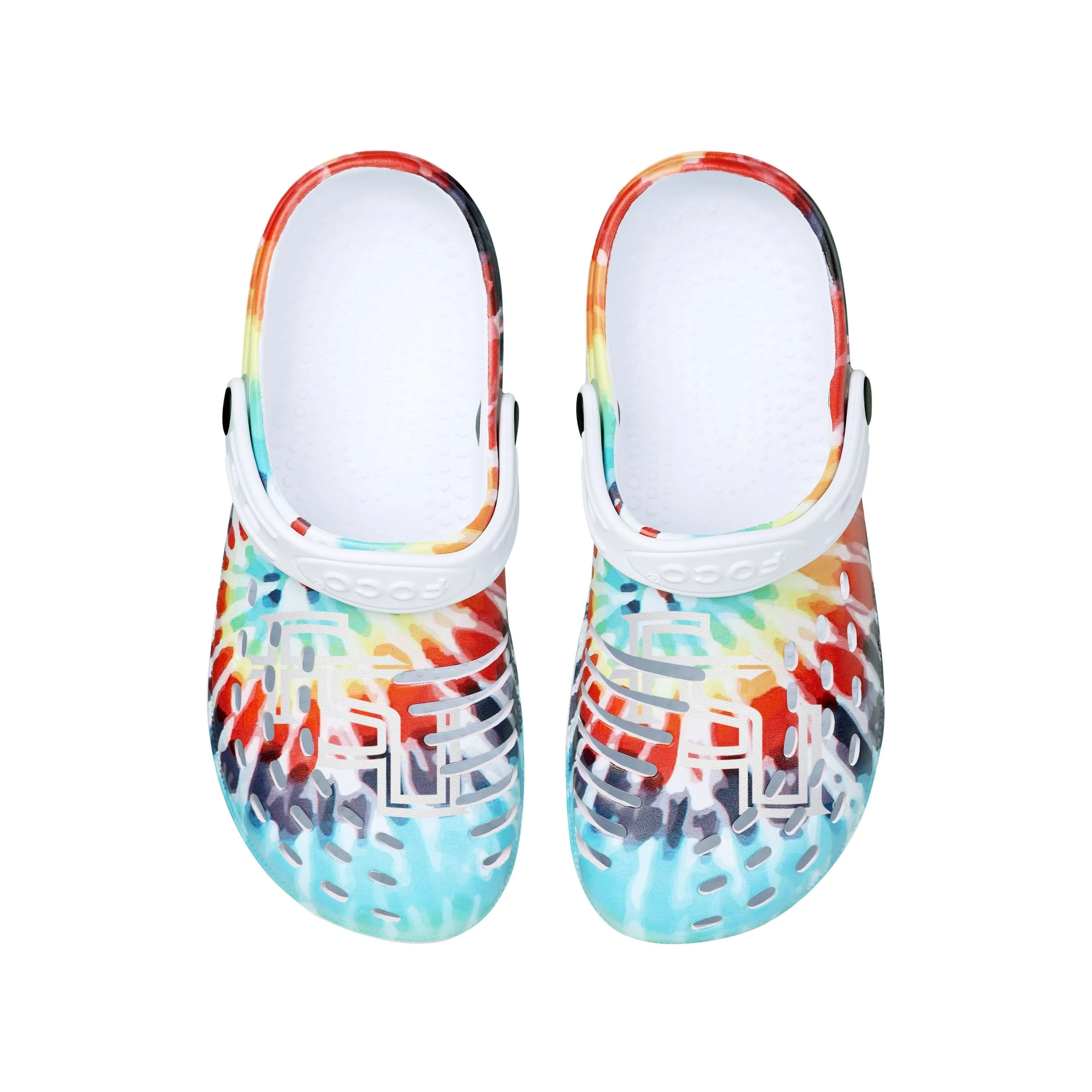 Florida State Seminoles NCAA Womens Tie-Dye Clog With Strap - Image 4