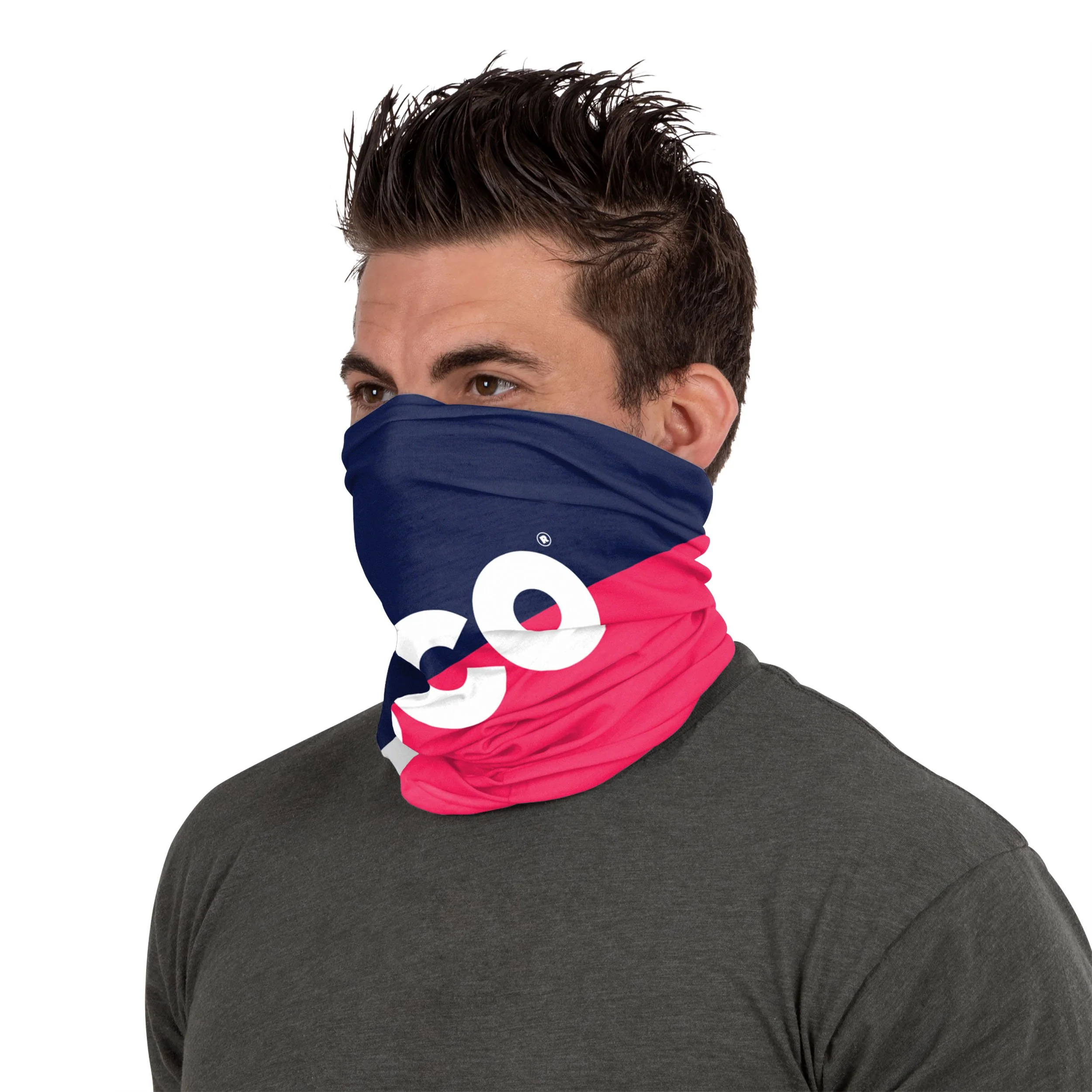 FOCO Split Color Gaiter Scarf - Image 3