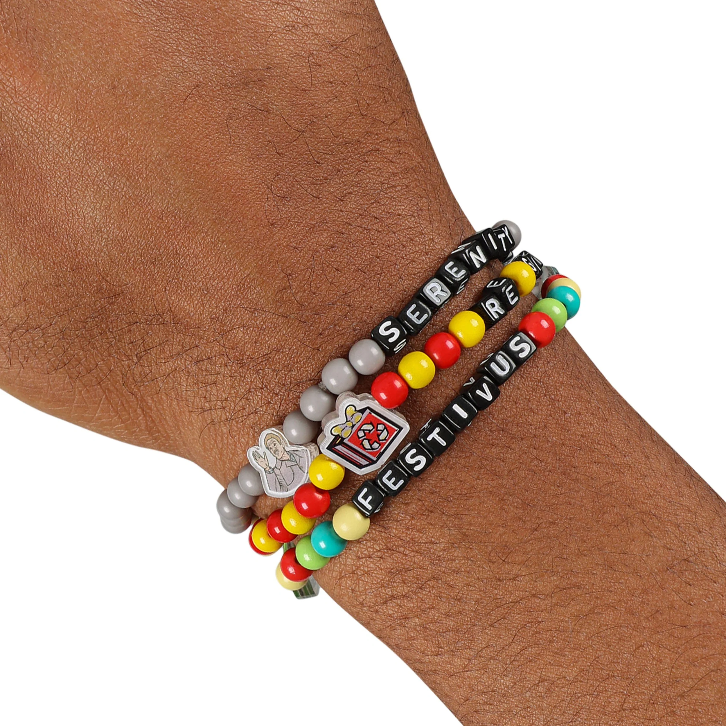 Frank Costanza & Festivus Seinfeld 3 Pack Beaded Friendship Bracelet - Image 4