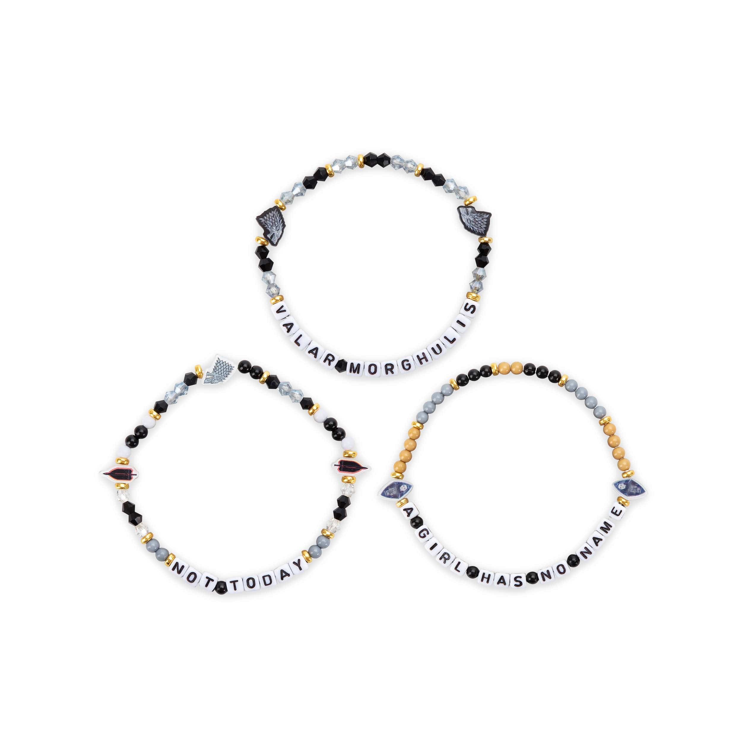 Game of Thrones Arya Stark 3 Pack Friendship Bracelet - Image 3