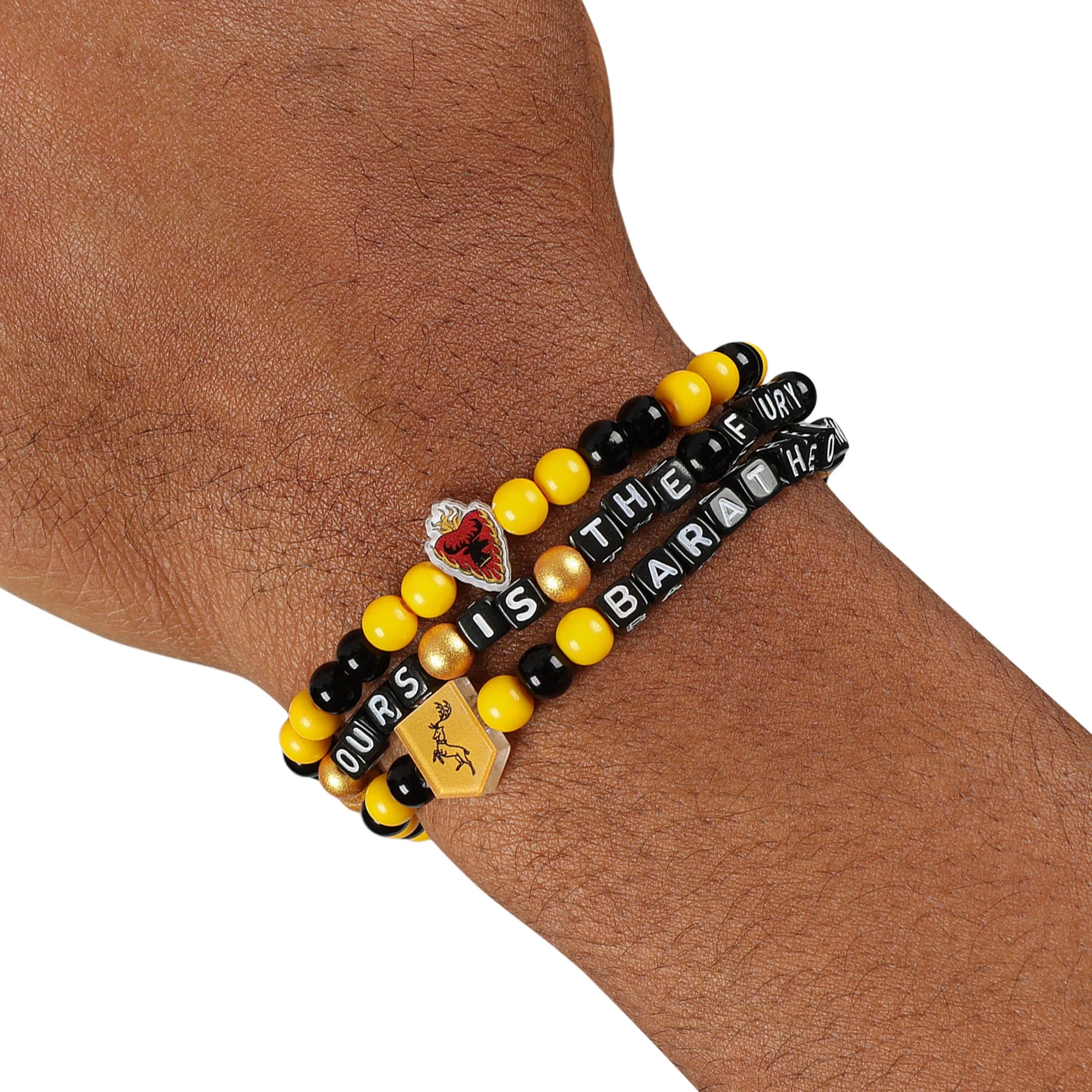 Game of Thrones House Baratheon 3 Pack Beaded Friendship Bracelet - Image 4