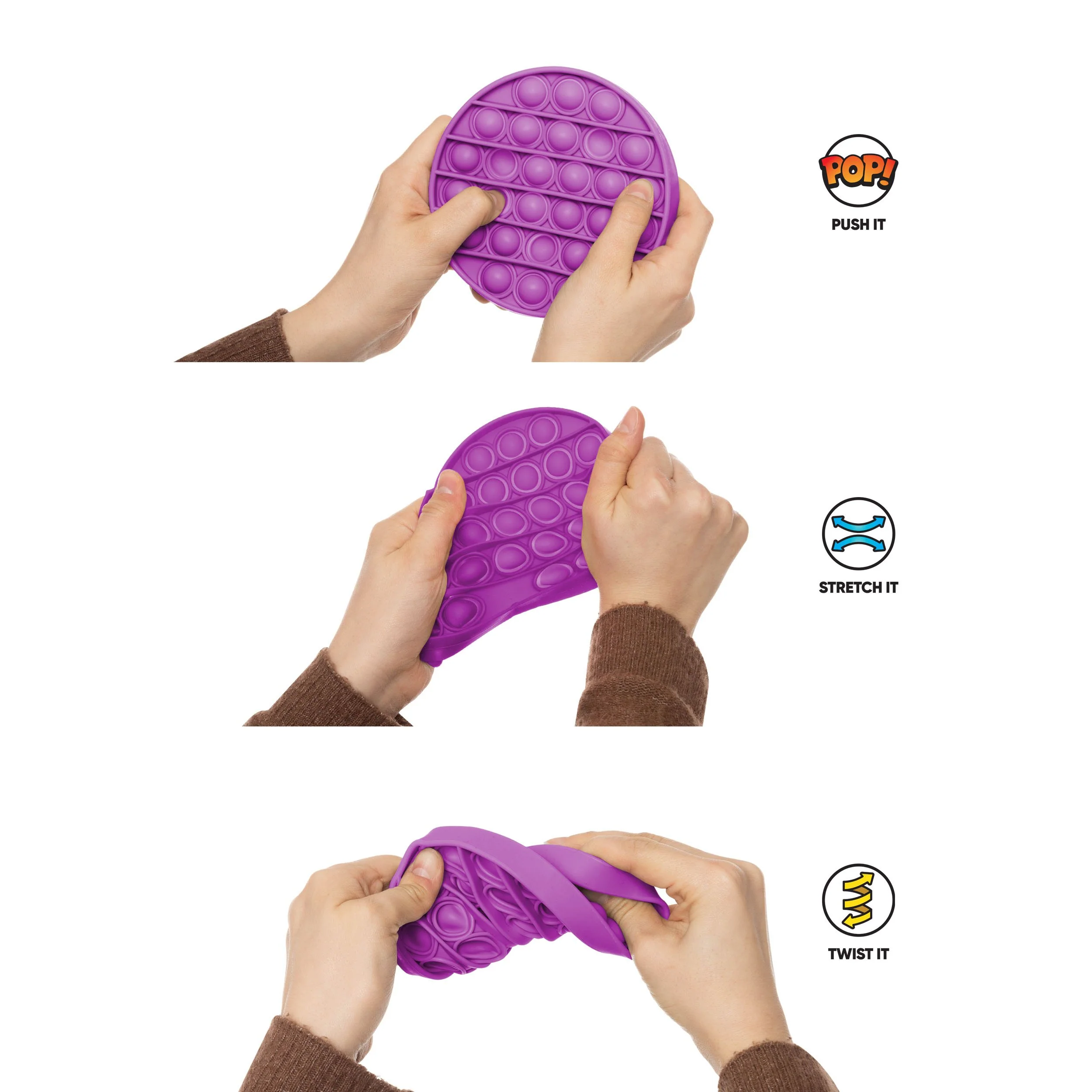 Garden Variety 3 Pack Generic Push-Itz Fidget - Image 4