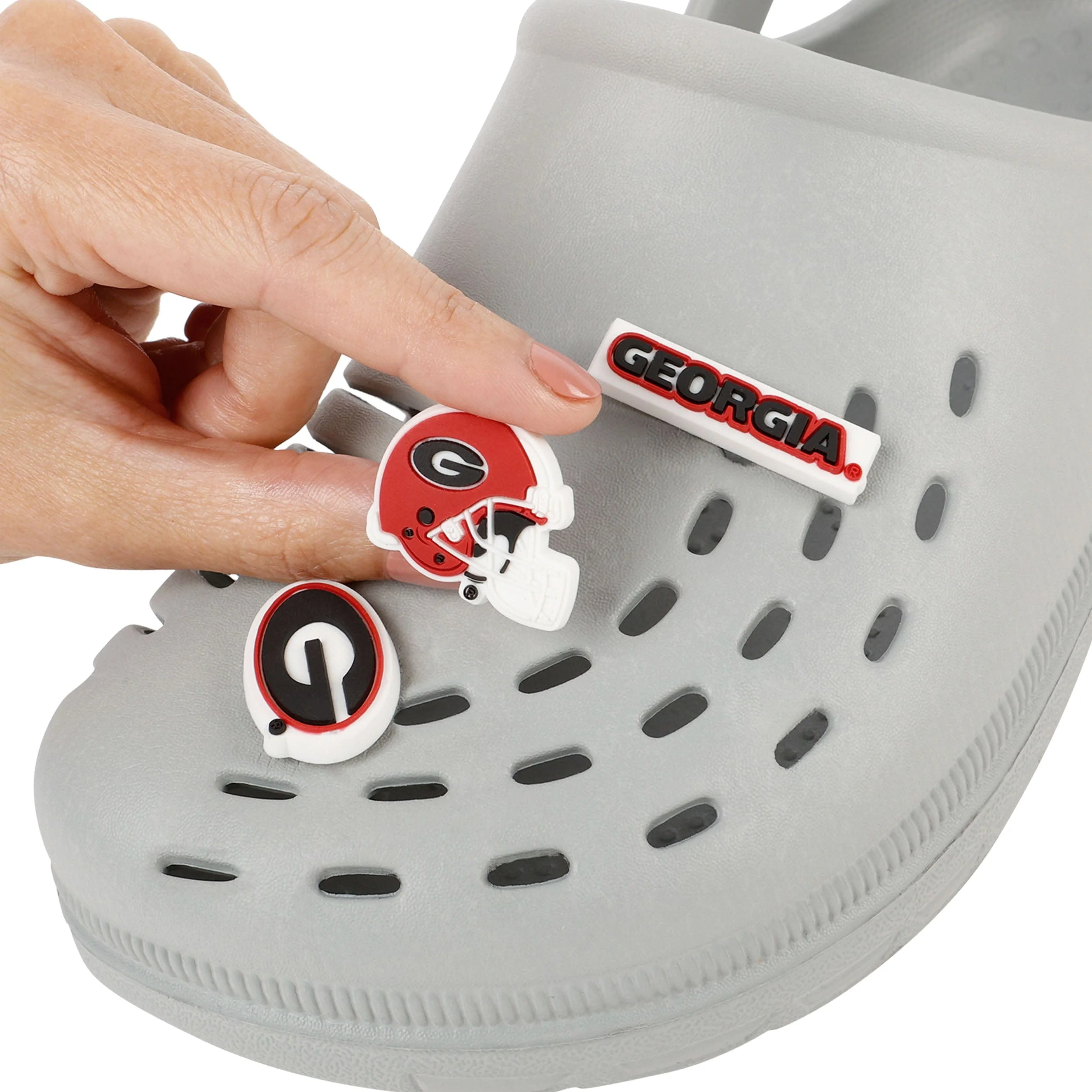 Georgia Bulldogs NCAA 10 Pack Team Clog Charms - Image 3