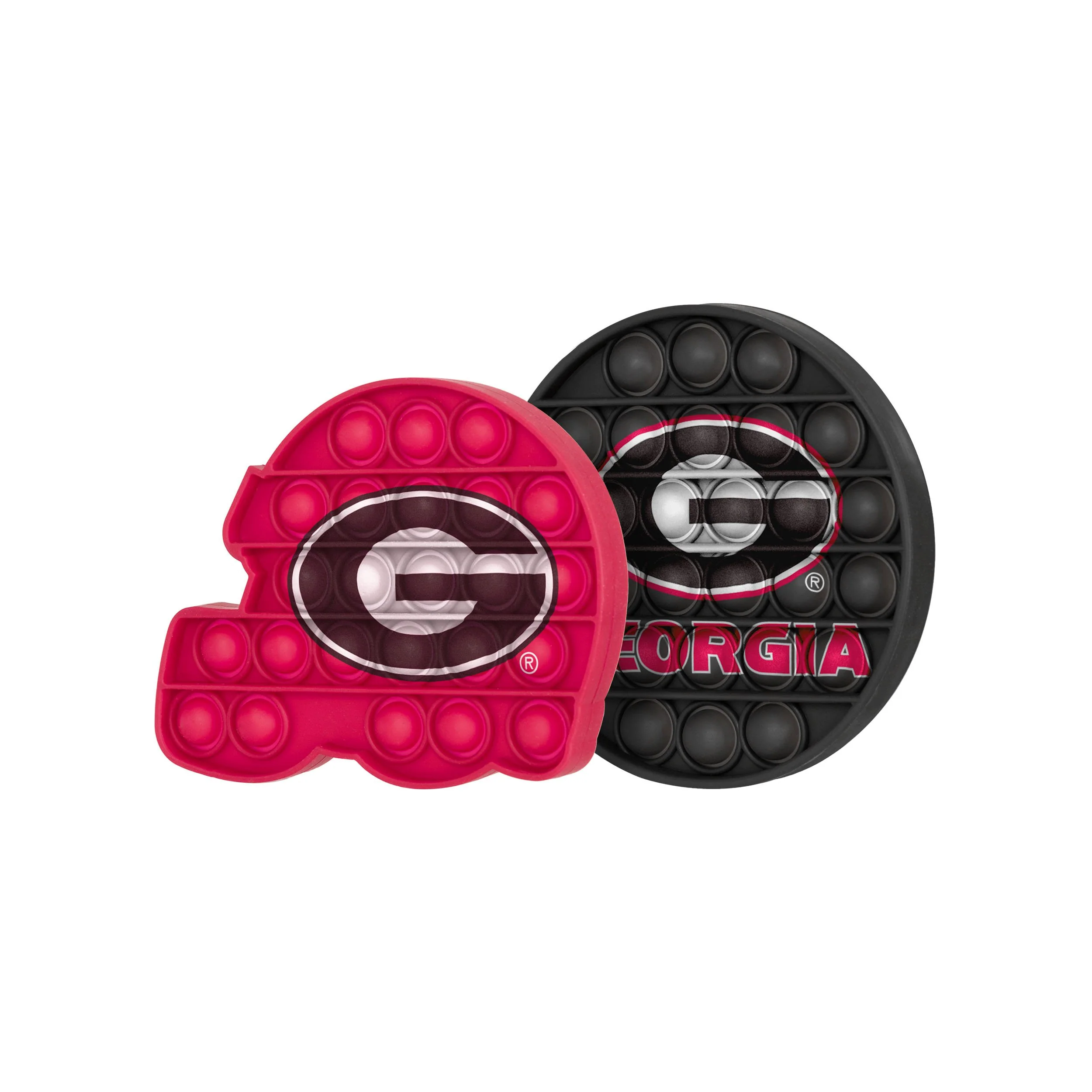 Georgia Bulldogs NCAA 2 Pack Helmet & Circle Push-Itz Fidget