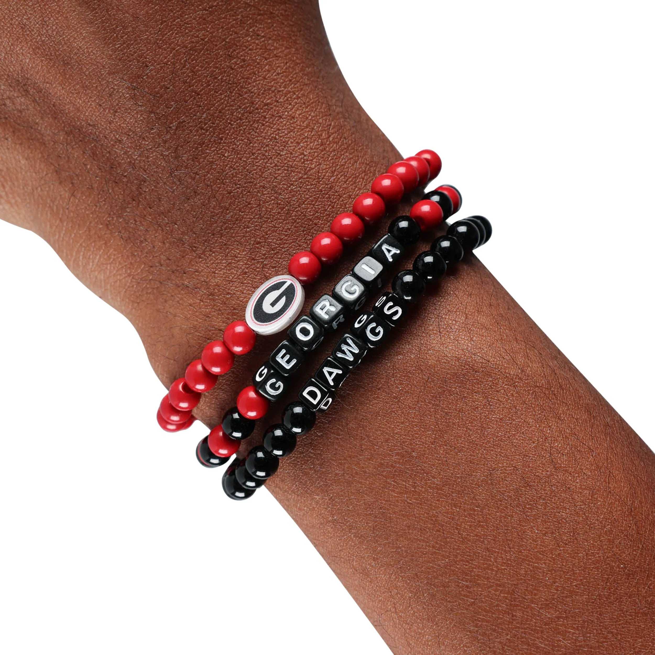 Georgia Bulldogs NCAA 3 Pack Beaded Friendship Bracelet - Image 4