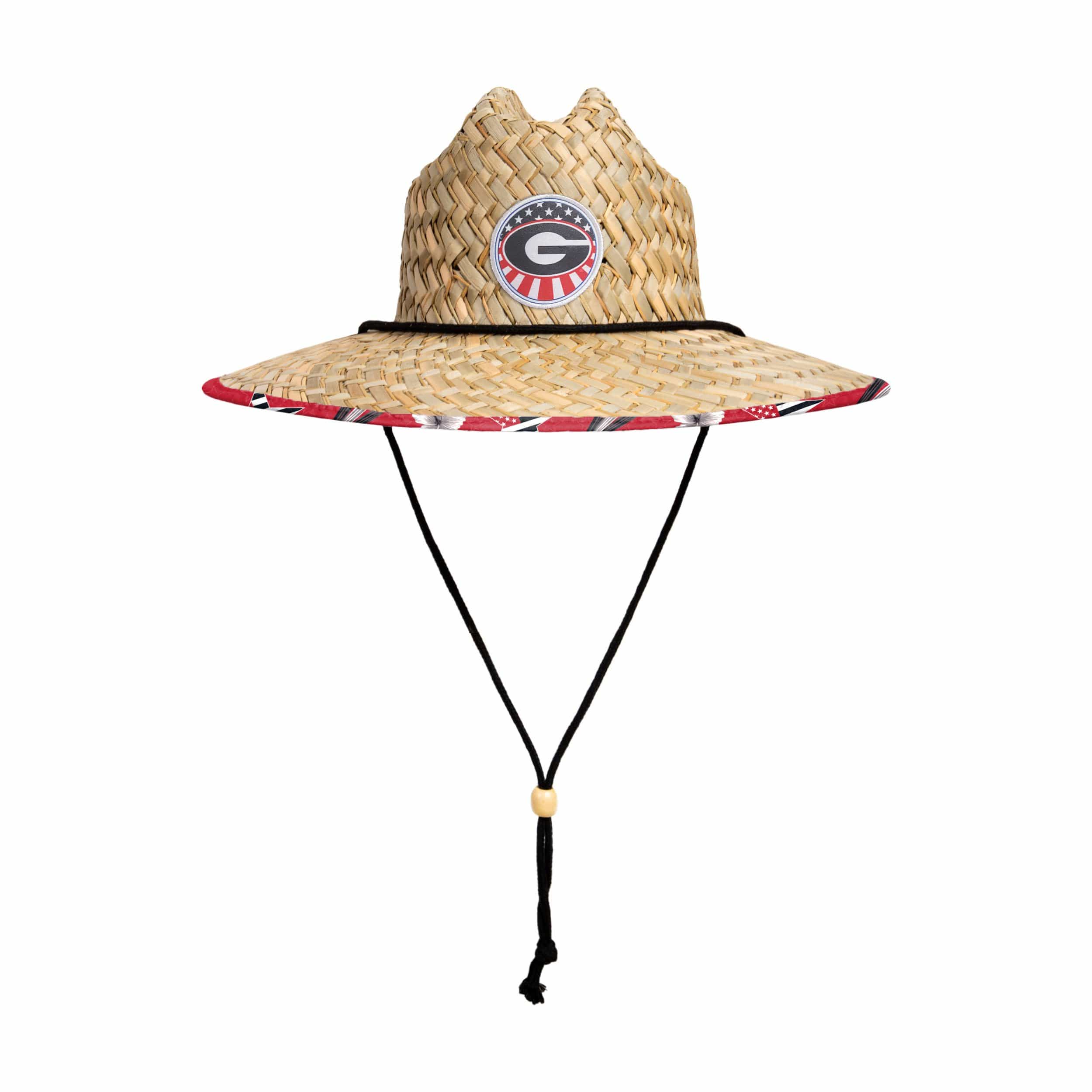 Georgia Bulldogs NCAA Americana Straw Hat - Image 3
