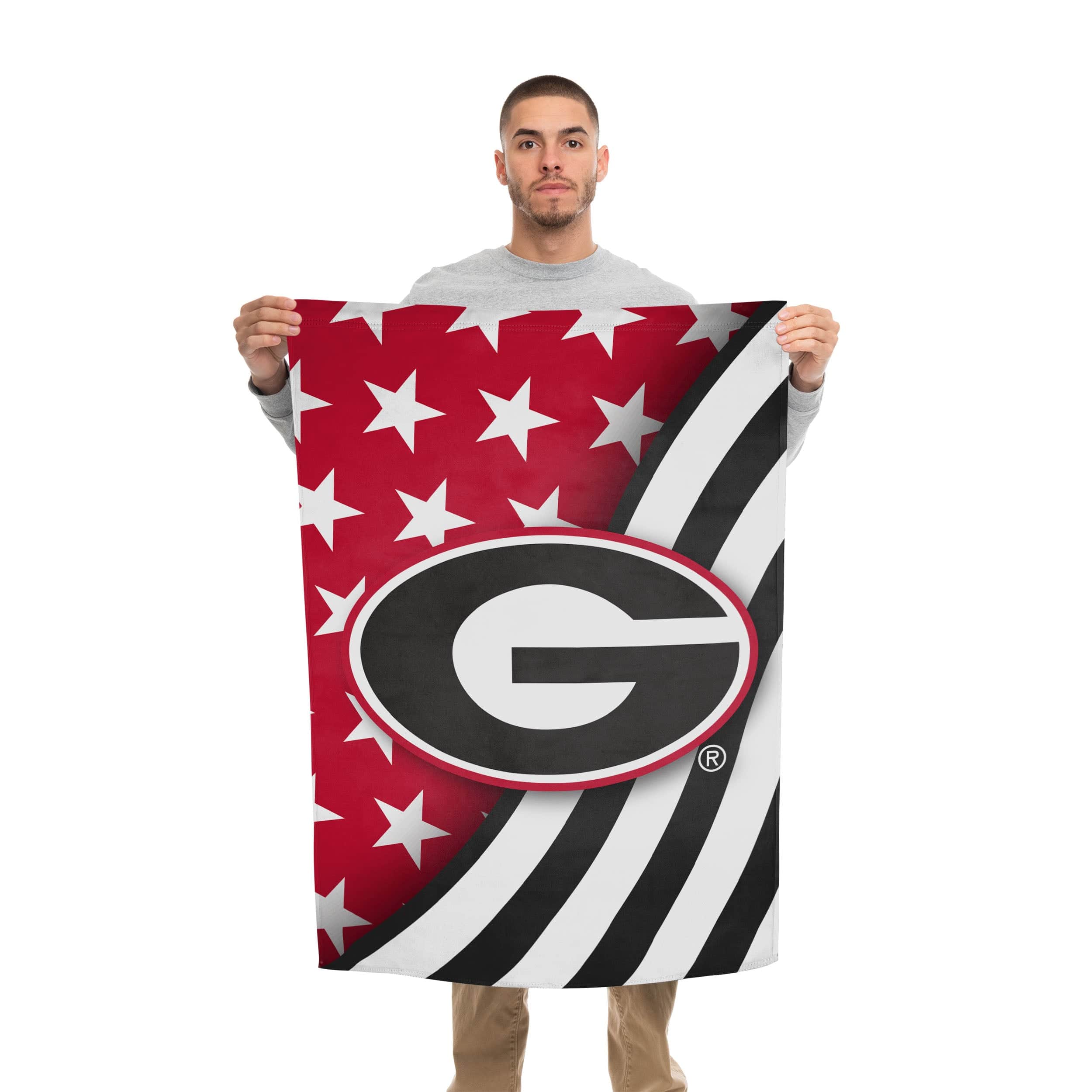 Georgia Bulldogs NCAA Americana Vertical Flag - Image 2