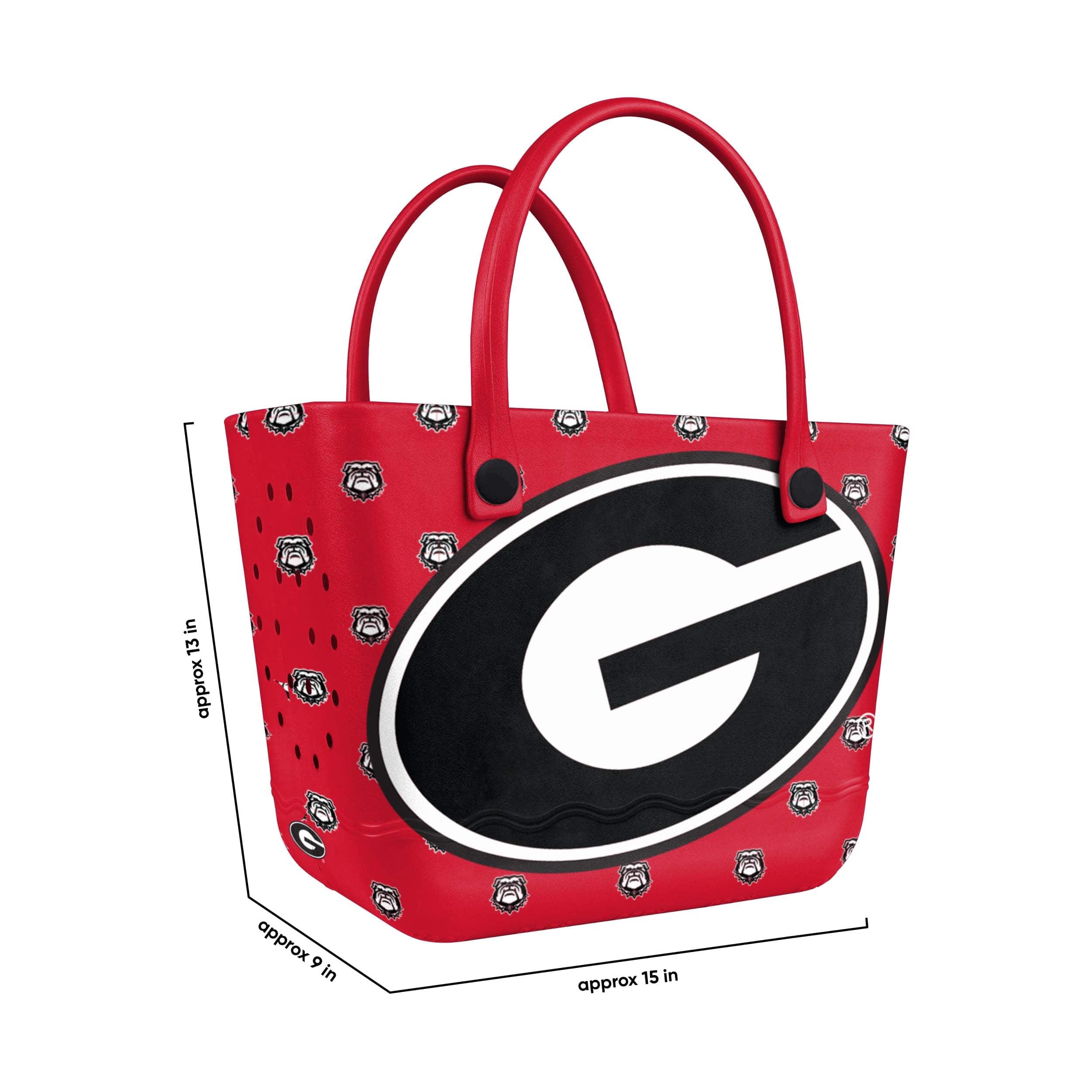 Georgia Bulldogs NCAA Big Logo Mini Print Tailgate Tote Bag - Image 3
