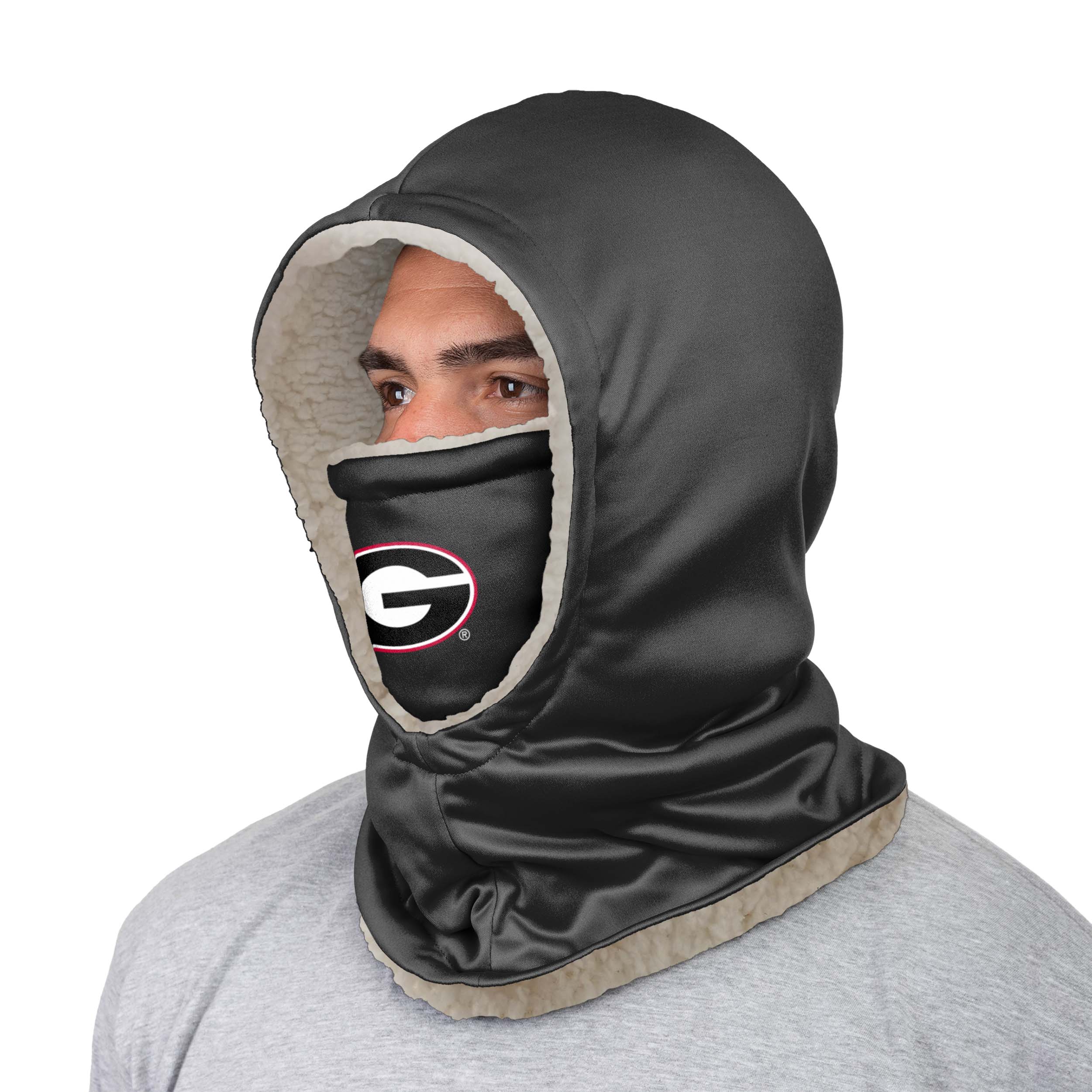Georgia Bulldogs NCAA Black Hooded Gaiter - Image 2