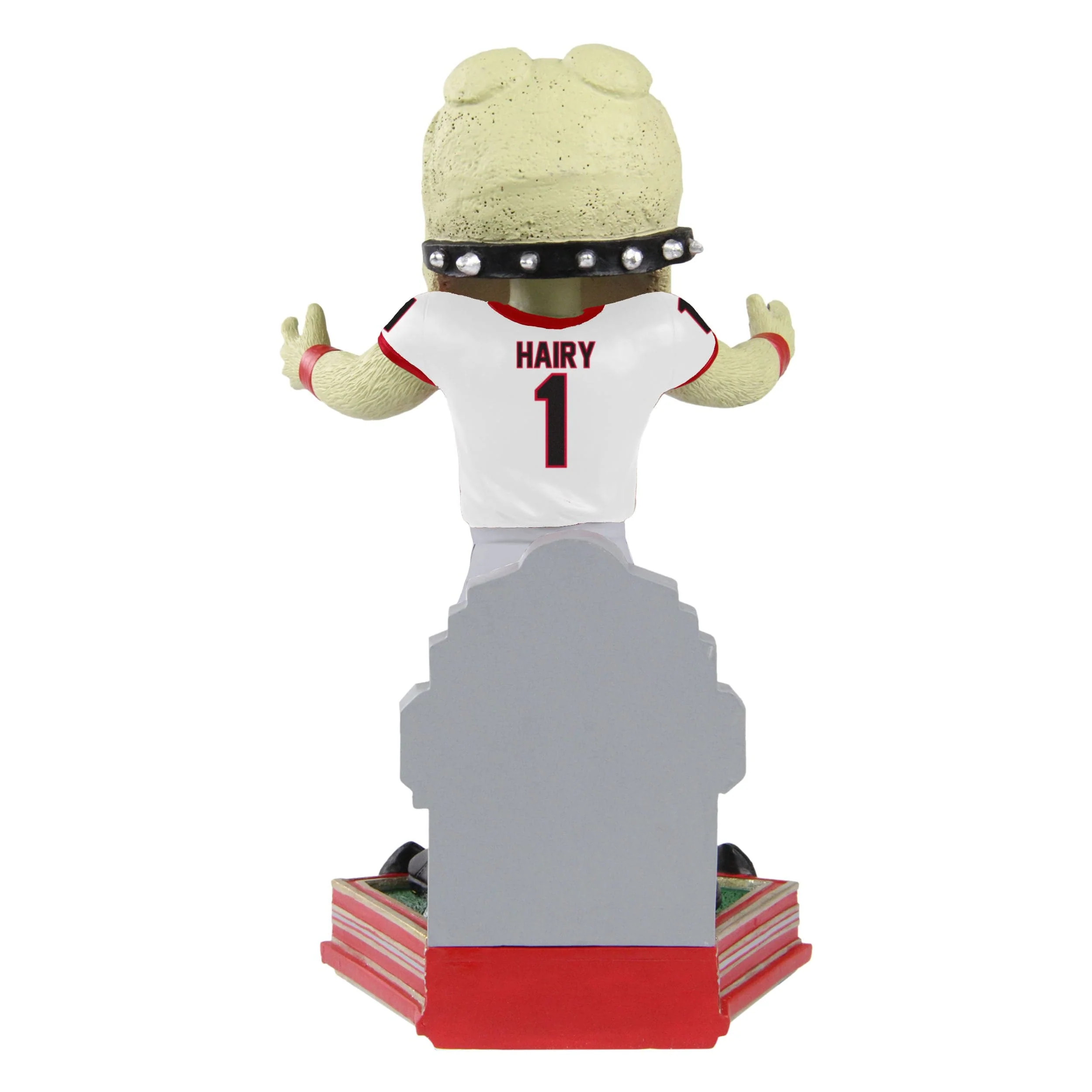 Georgia Bulldogs NCAA Hairy Dawg 2022 Football National Champions White Jersey Mascot Bobblehead - Image 2