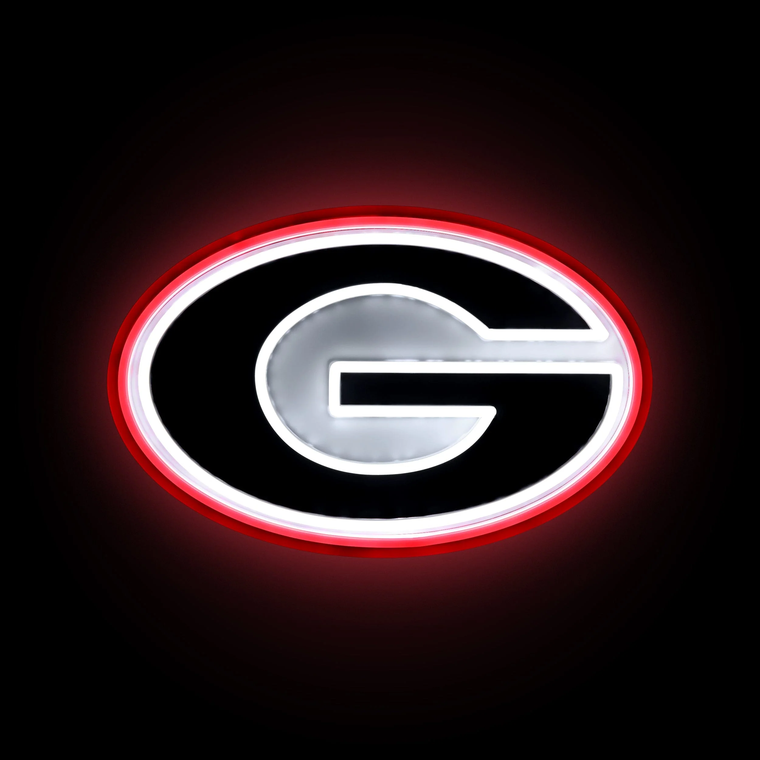 Georgia Bulldogs NCAA LED Neon Light Up Team Logo Sign - Image 2