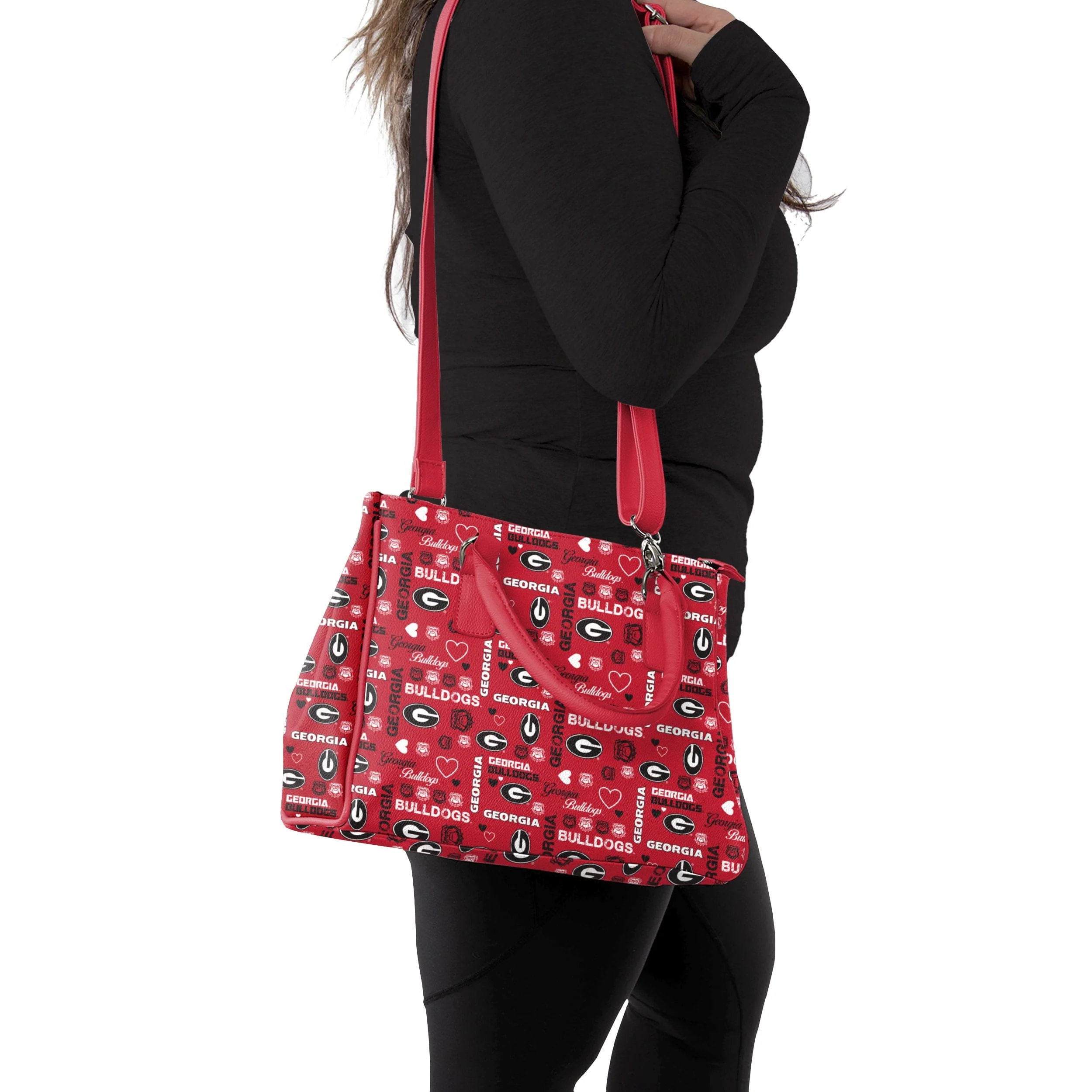 Georgia Bulldogs NCAA Logo Love Purse - Image 2