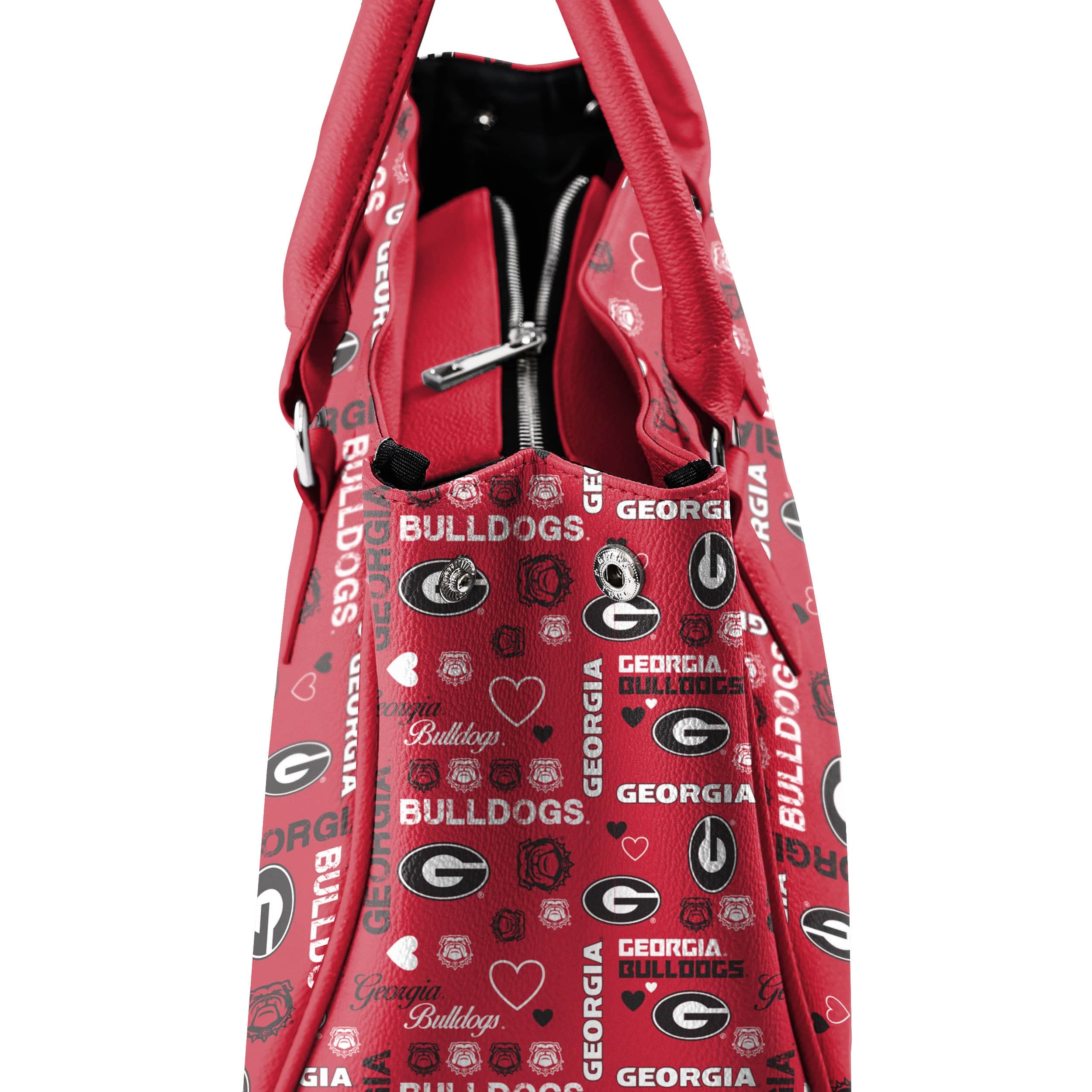 Georgia Bulldogs NCAA Logo Love Purse - Image 4