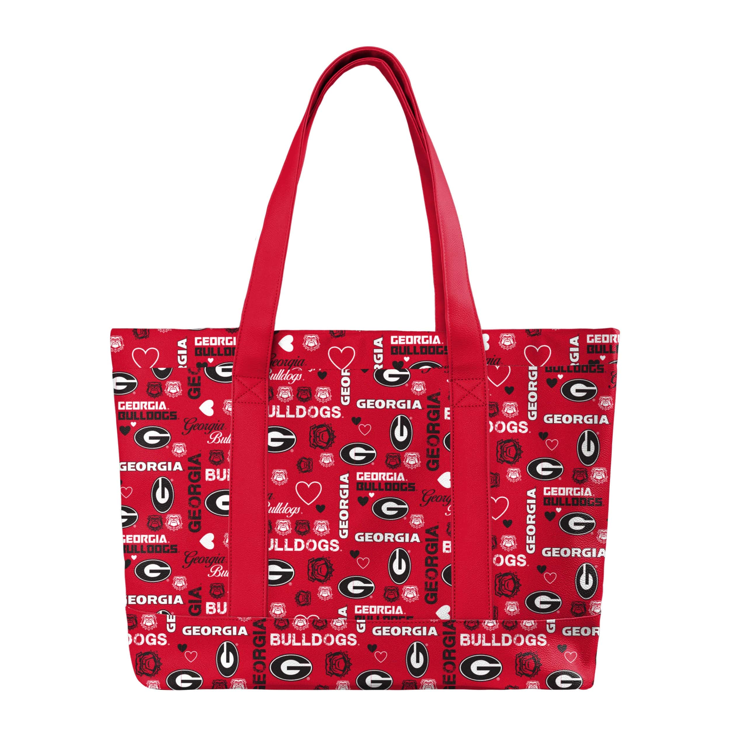 Georgia Bulldogs NCAA Logo Love Tote Bag
