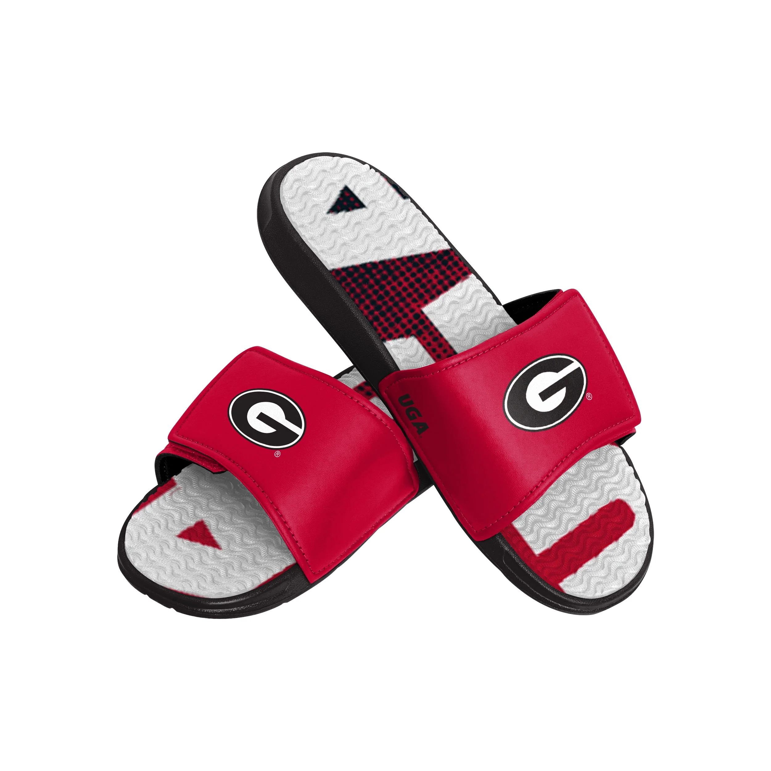 Georgia Bulldogs NCAA Mens Gradient Wordmark Gel Slide