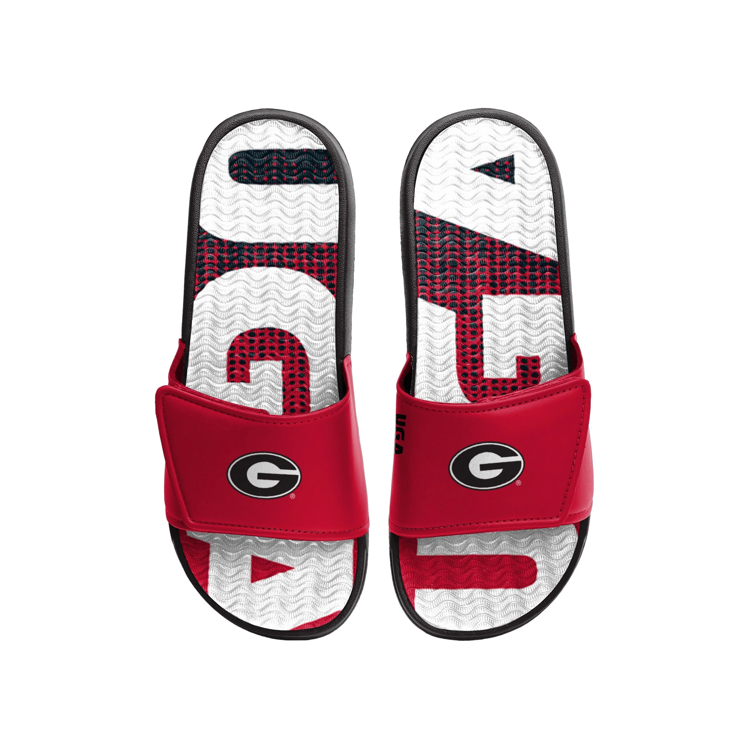 Georgia Bulldogs NCAA Mens Gradient Wordmark Gel Slide - Image 2