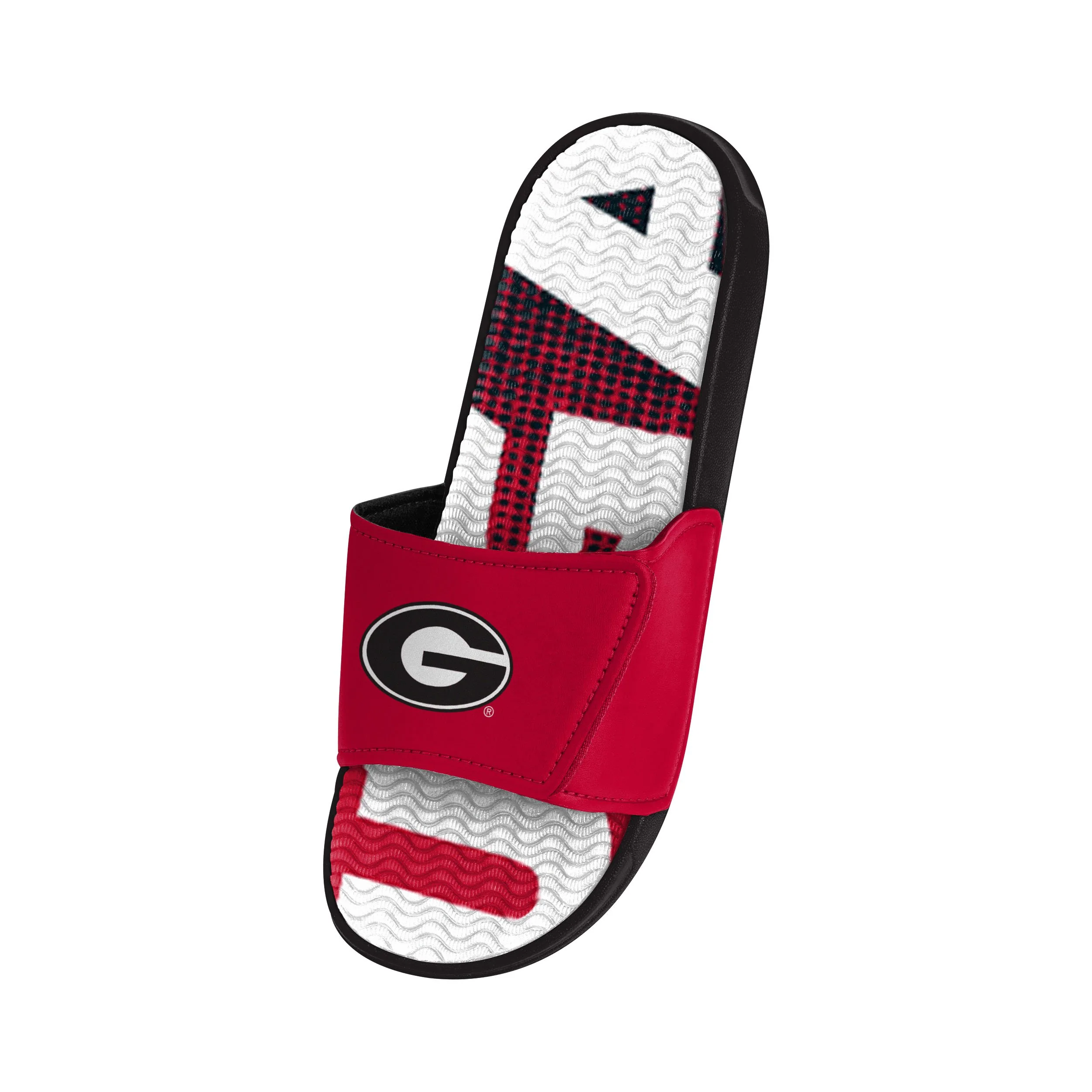 Georgia Bulldogs NCAA Mens Gradient Wordmark Gel Slide - Image 3