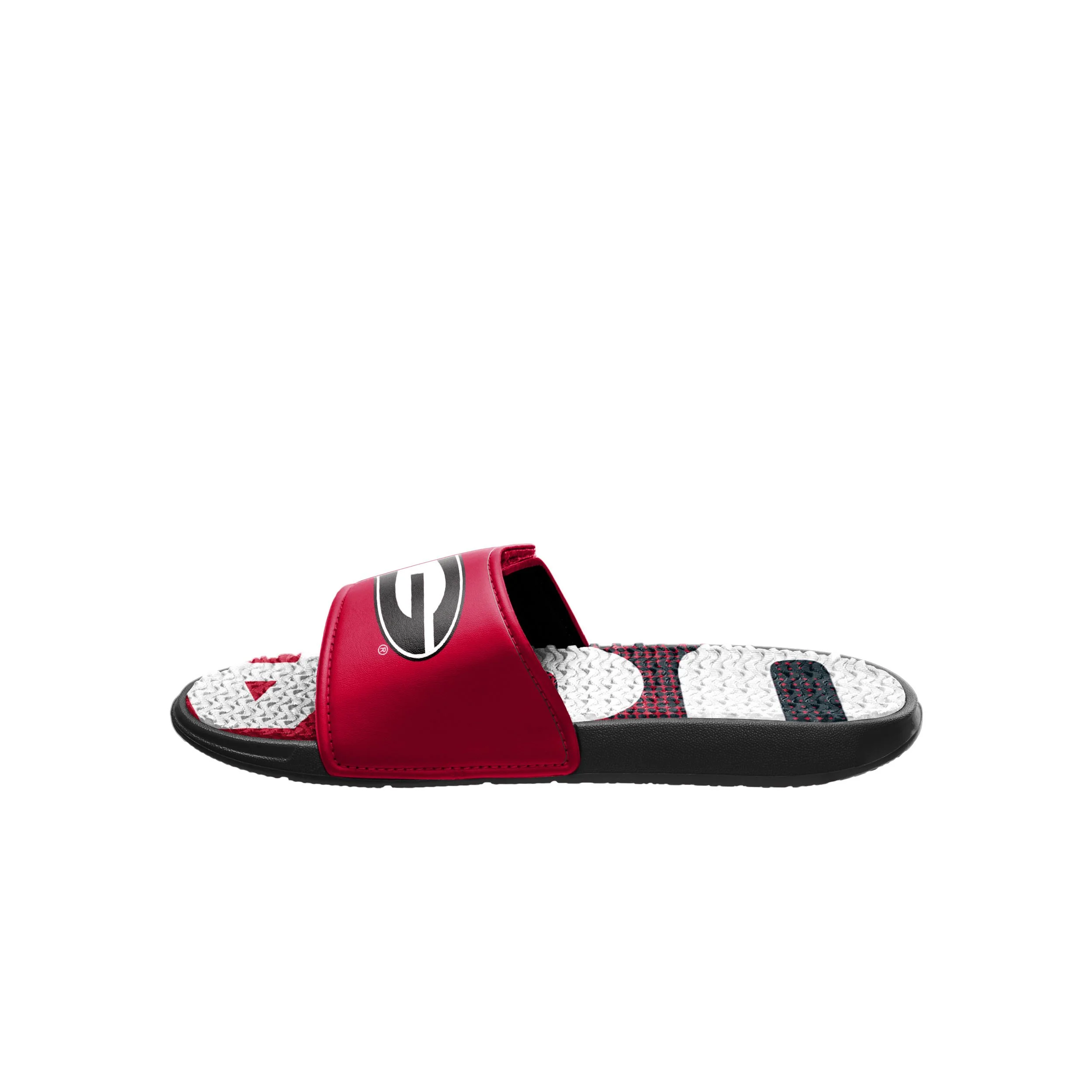Georgia Bulldogs NCAA Mens Gradient Wordmark Gel Slide - Image 4