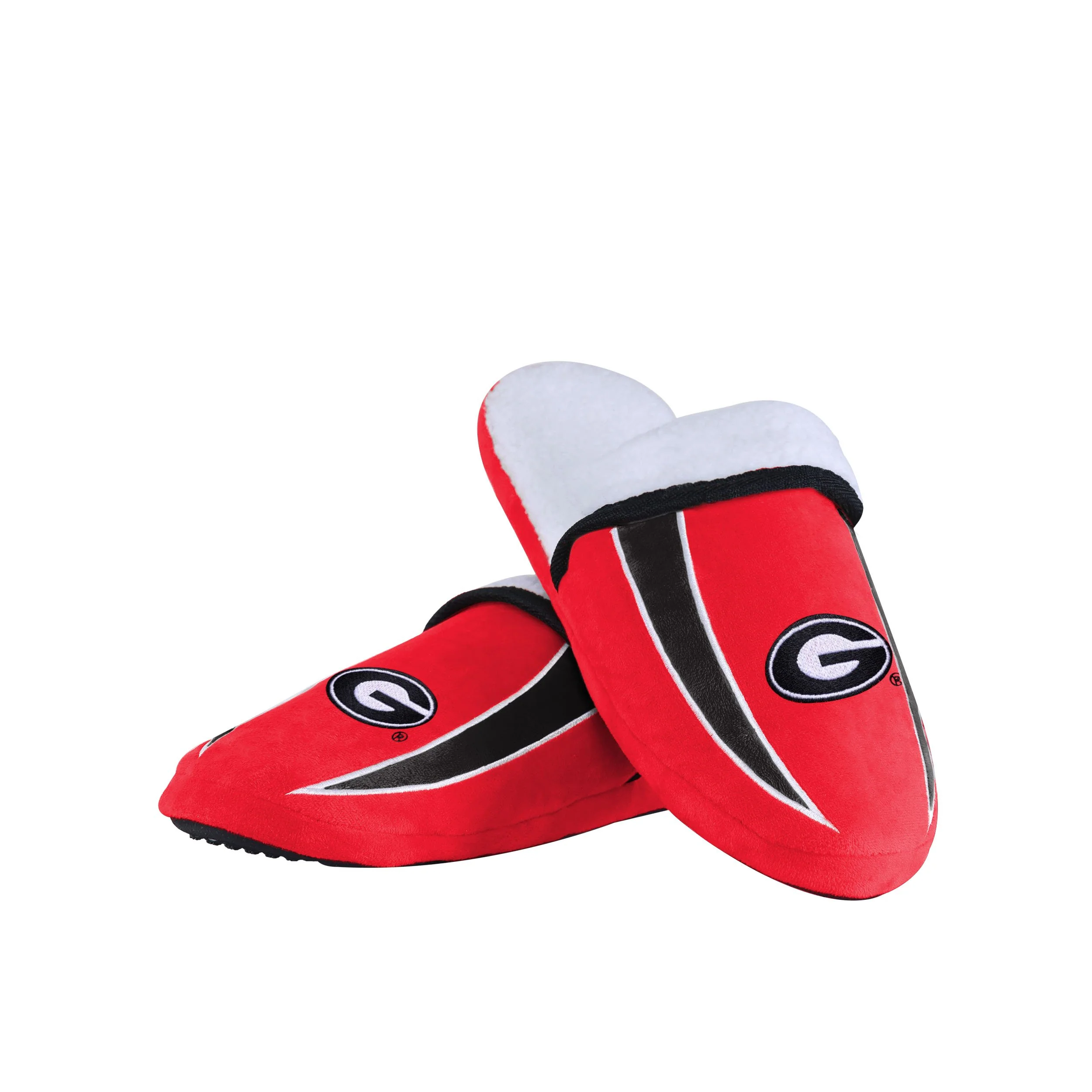 Georgia Bulldogs NCAA Mens Sherpa Slide Slippers