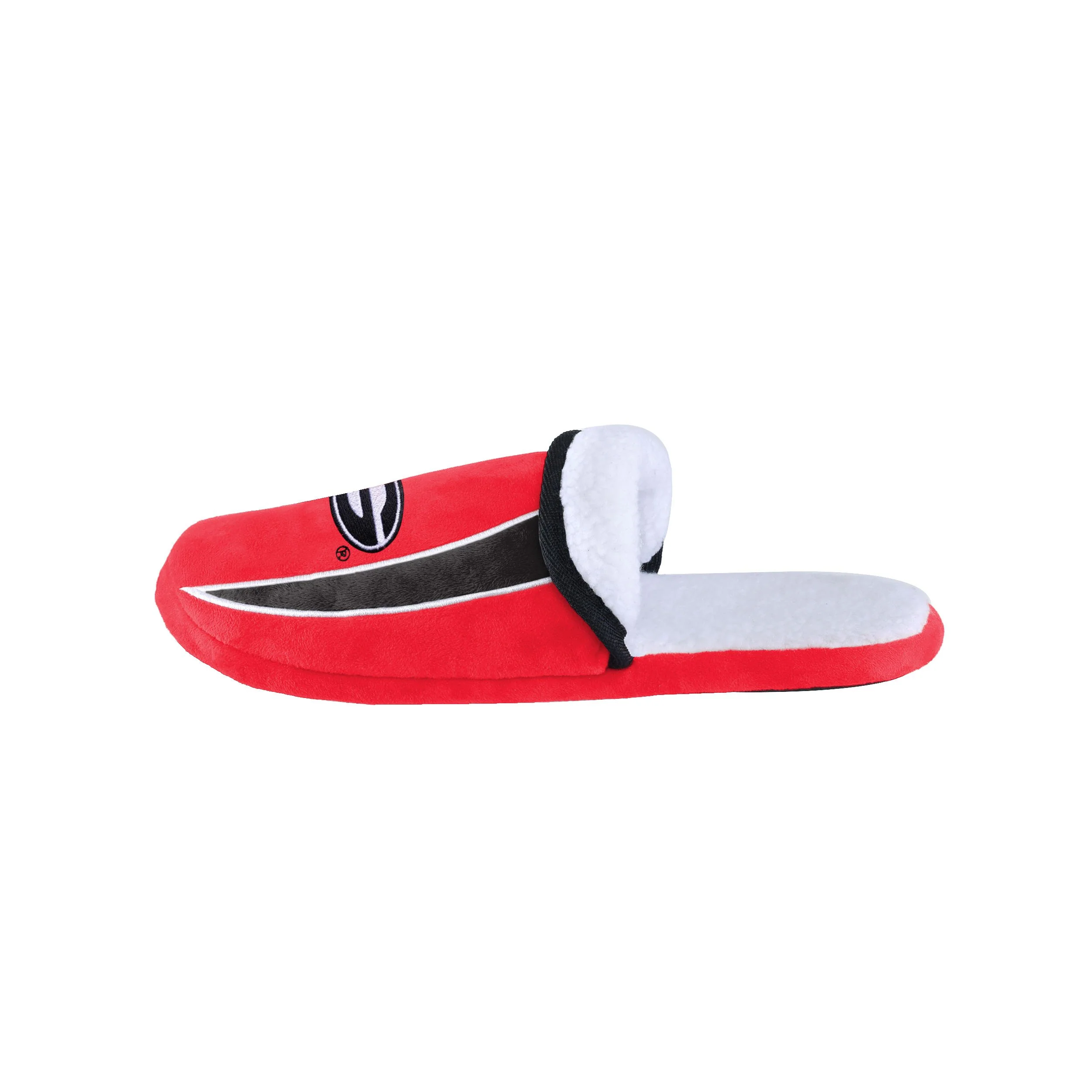 Georgia Bulldogs NCAA Mens Sherpa Slide Slippers - Image 3