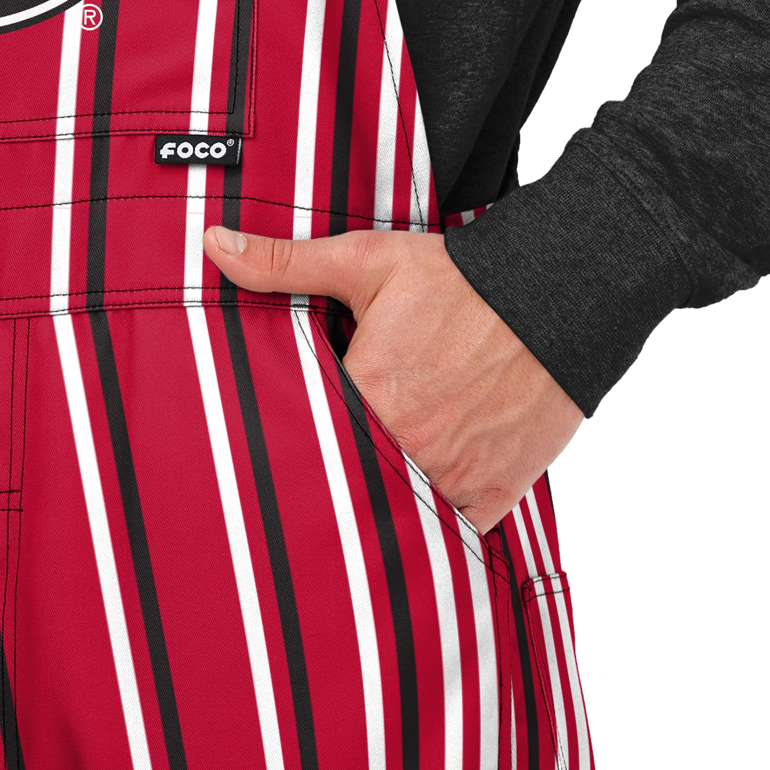 Georgia Bulldogs NCAA Mens Sideline Spirit Bib Overalls - Image 5