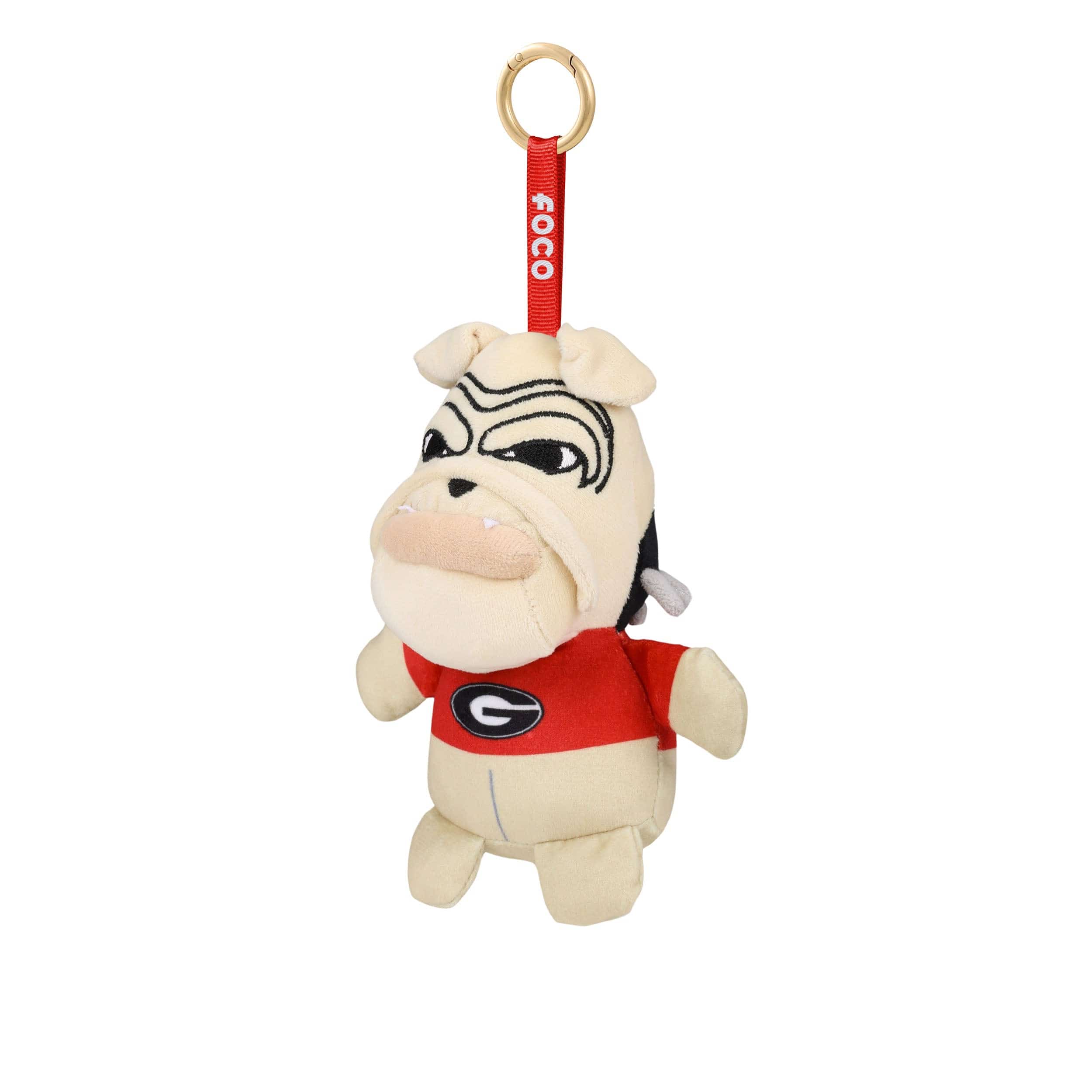 Georgia Bulldogs NCAA Plush Teamie Beanie Mascot Bag Charm Keychain - Image 3