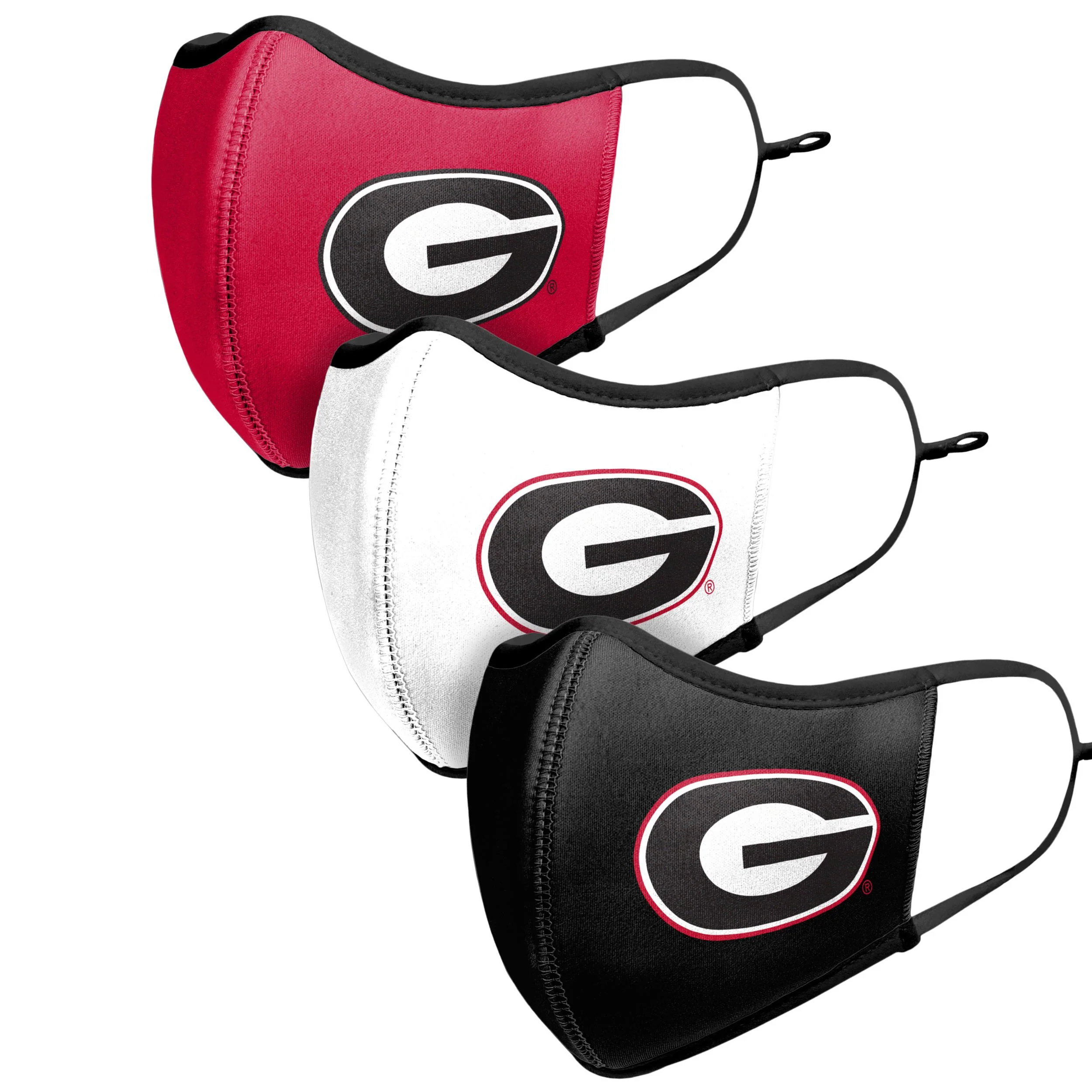 Georgia Bulldogs NCAA Sport 3 Pack Face Cover - Image 4