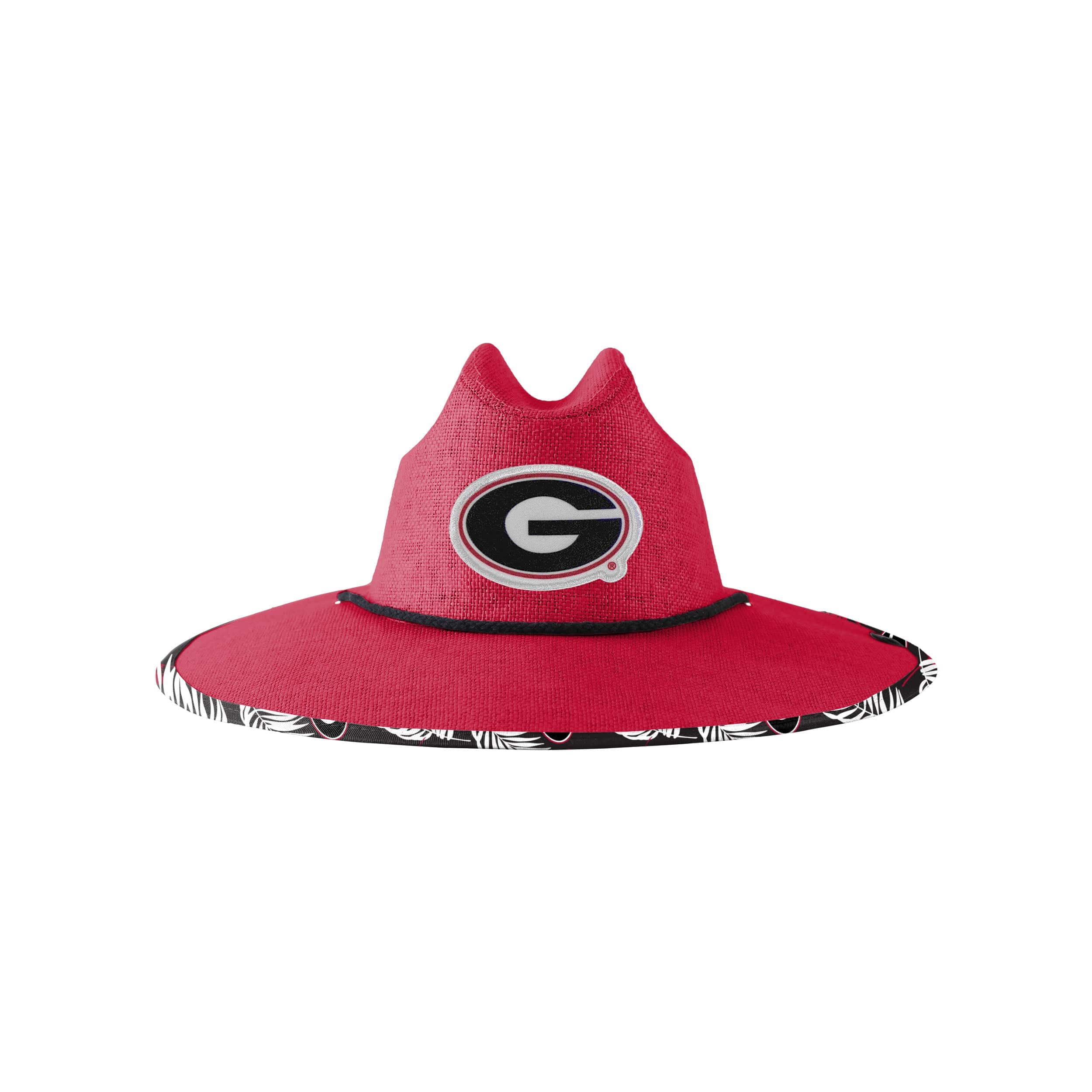 Georgia Bulldogs NCAA Team Color Straw Hat