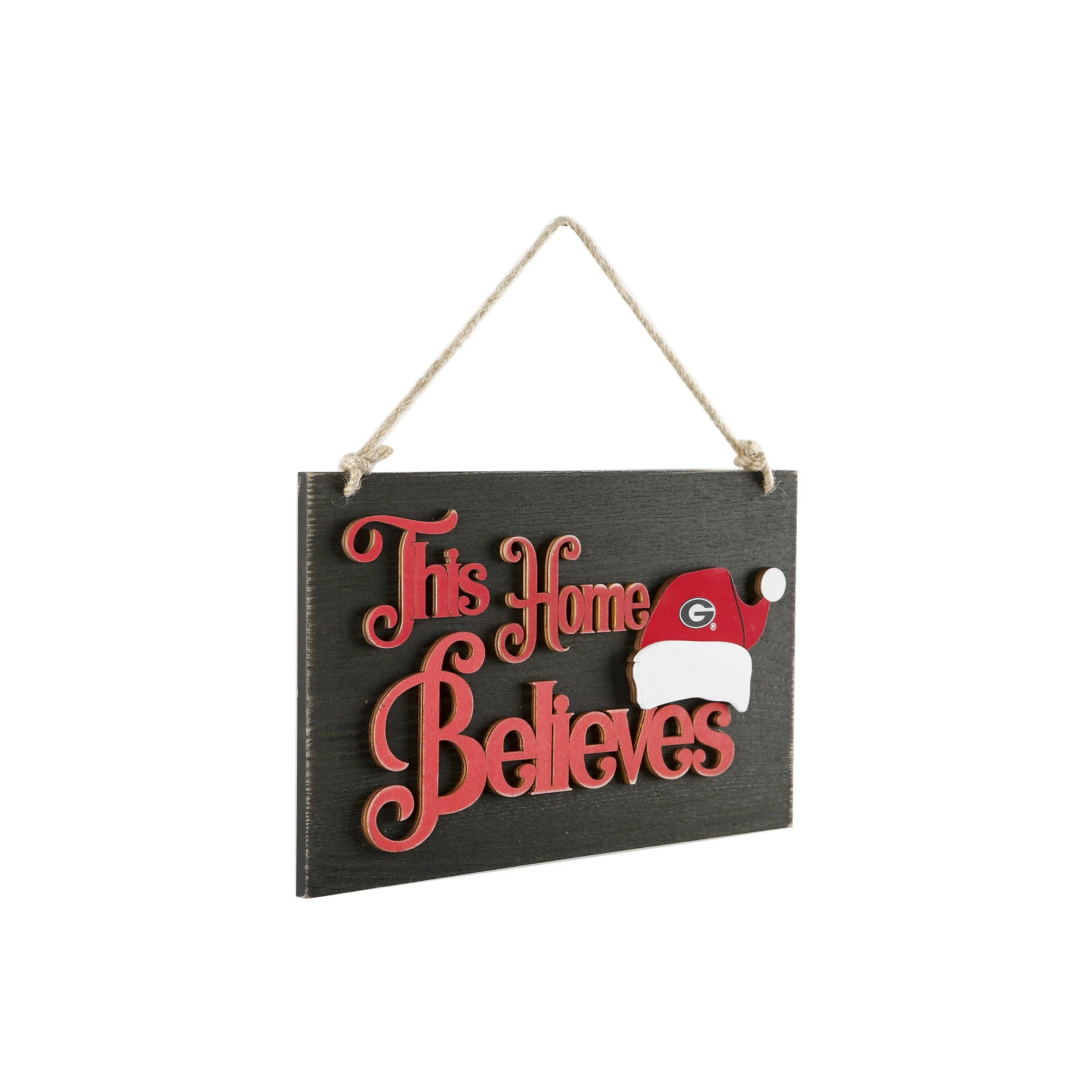 Georgia Bulldogs NCAA This Home Believes Wall Sign - Image 2