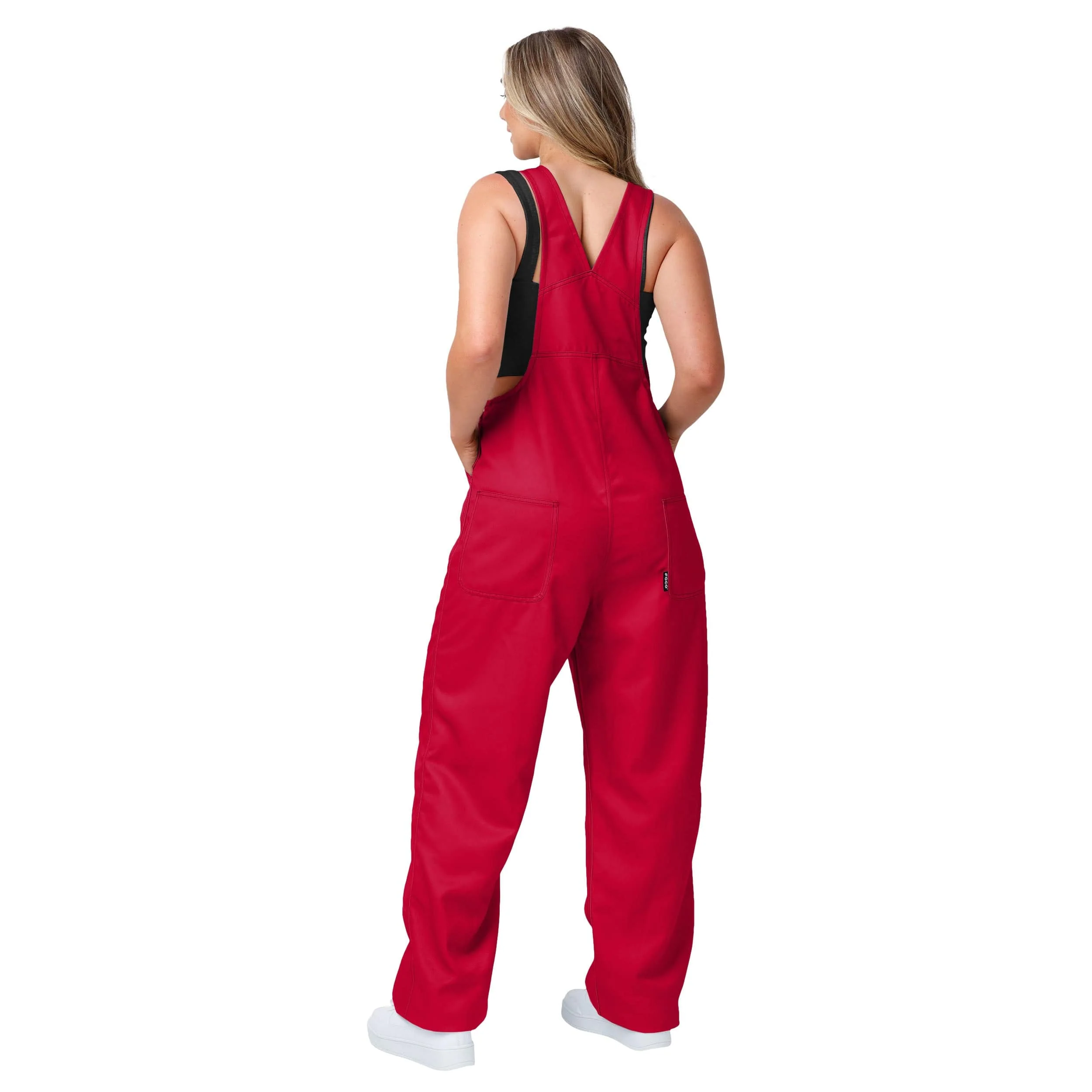 Georgia Bulldogs NCAA Womens Big Logo Bib Overalls - Image 2