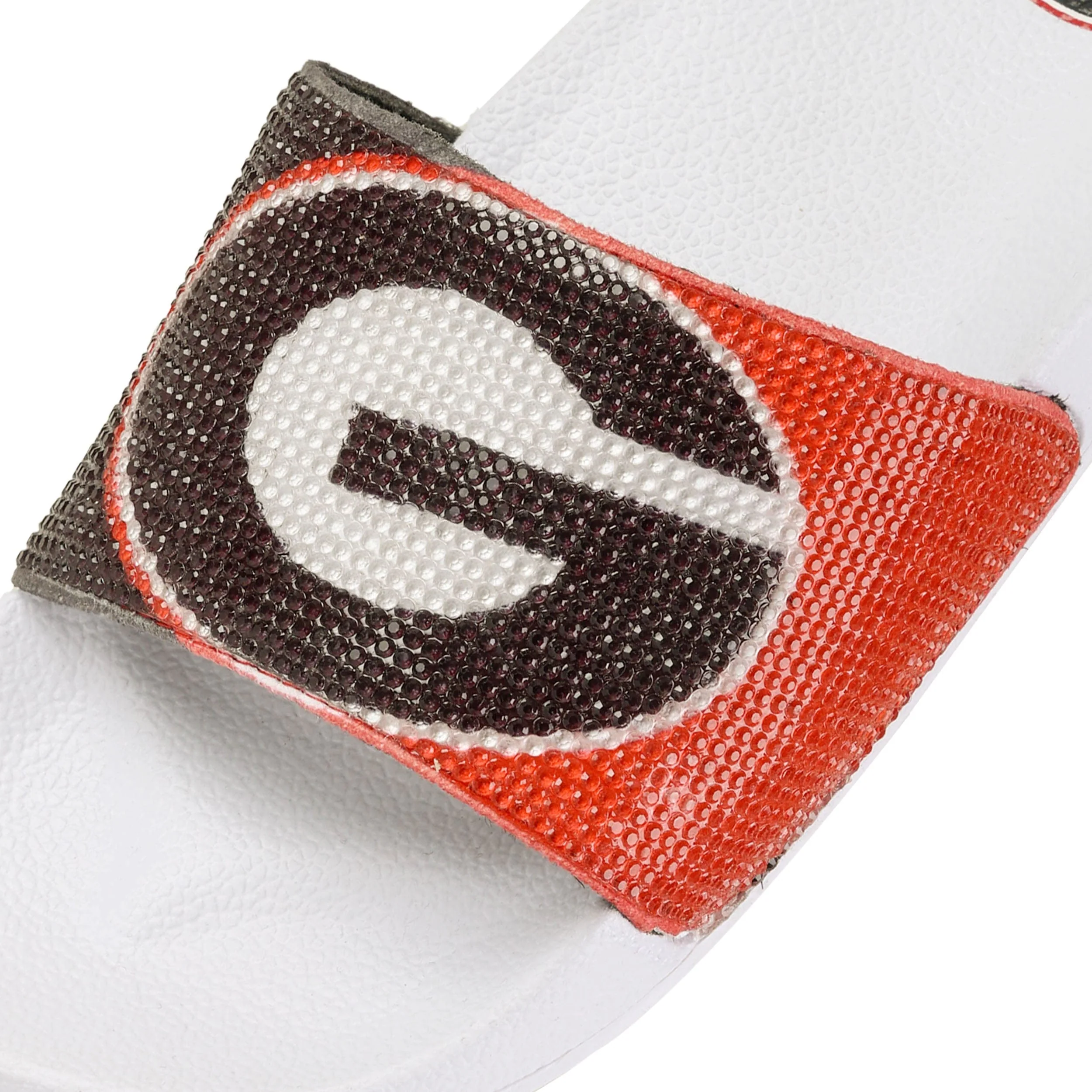 Georgia Bulldogs NCAA Womens Big Logo Shimmer Slide - Image 3