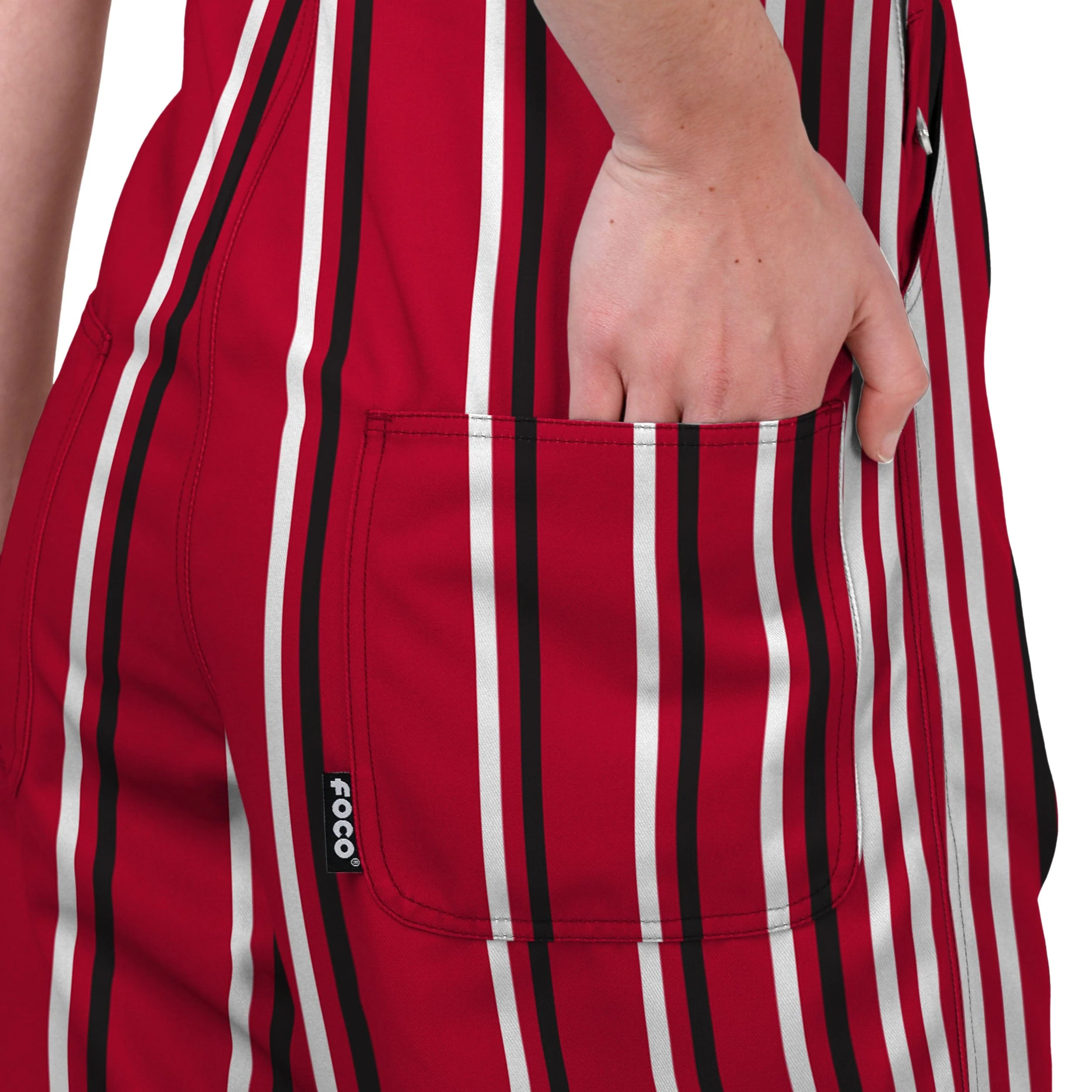 Georgia Bulldogs NCAA Womens Sideline Spirit Bib Overalls - Image 6