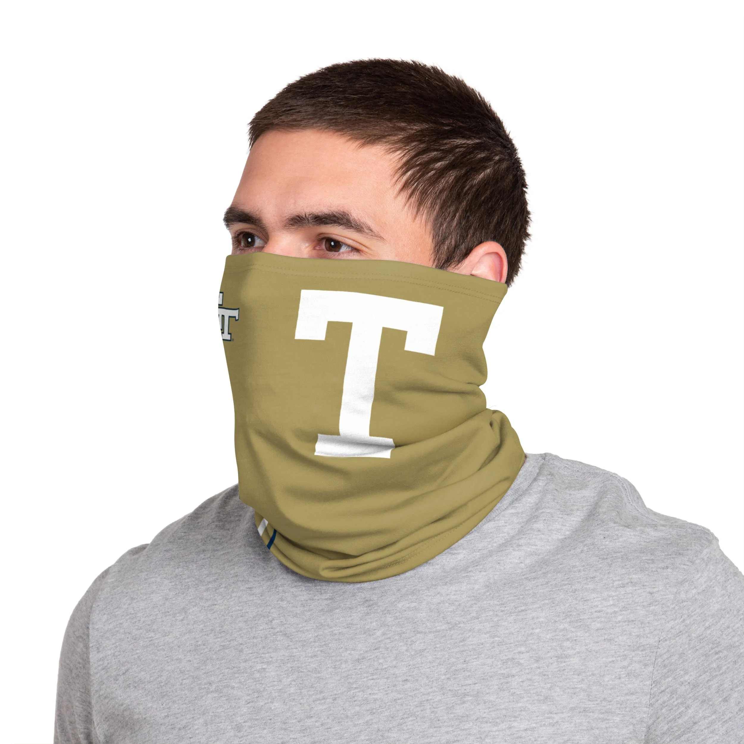 Georgia Tech Yellow NCAA Jackets On-Field Sideline Logo Alternative Gaiter Scarf - Image 2
