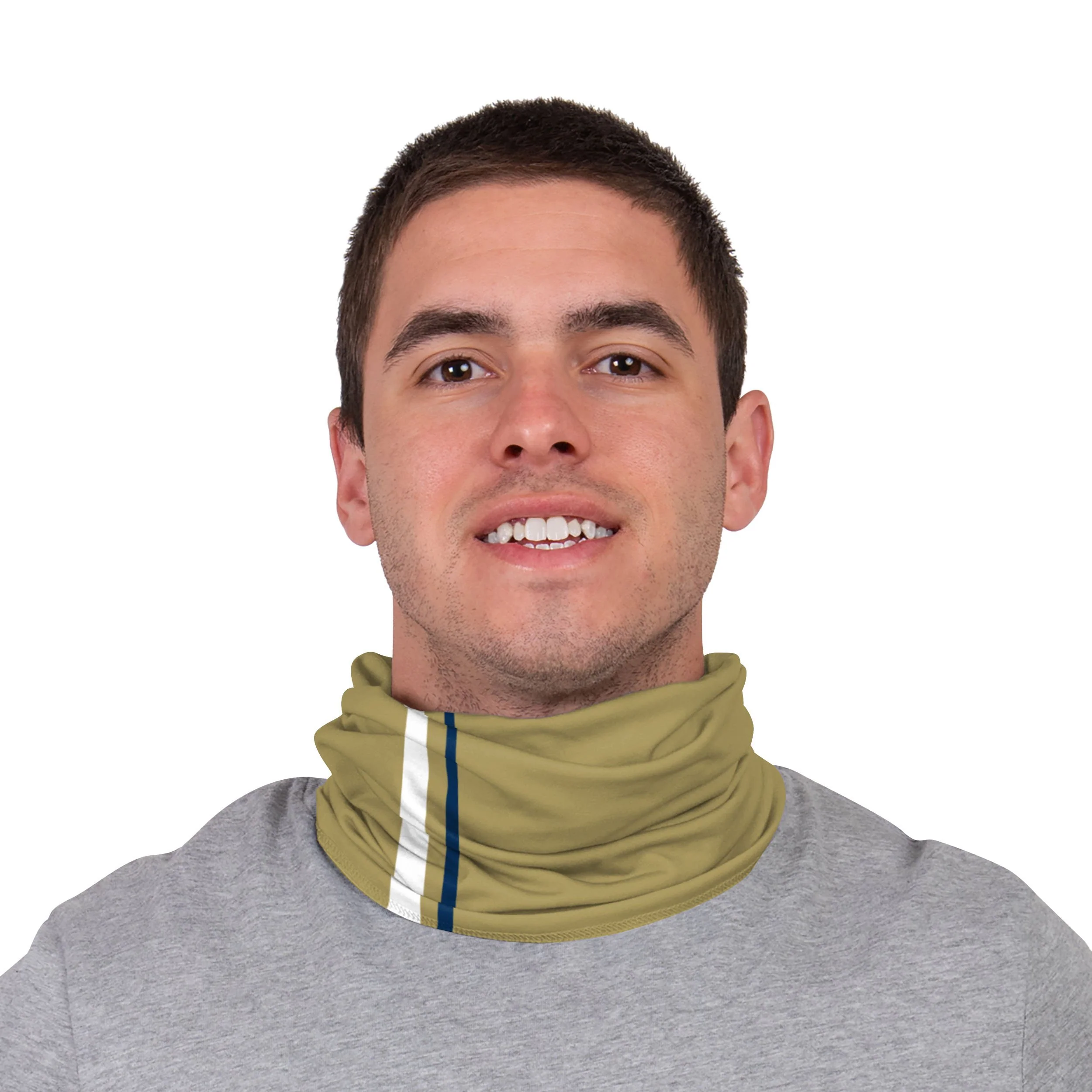 Georgia Tech Yellow NCAA Jackets On-Field Sideline Logo Alternative Gaiter Scarf - Image 3