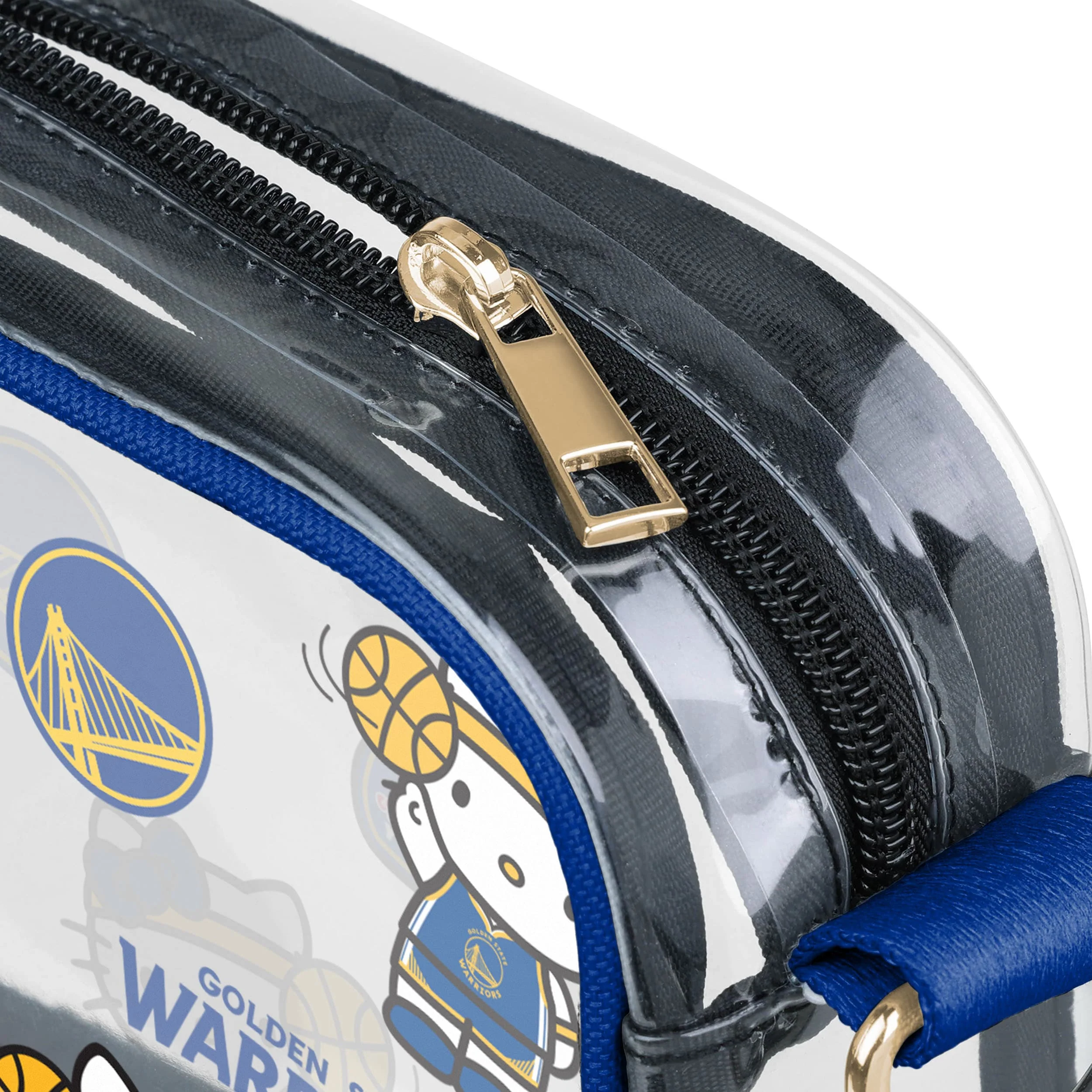 Golden State Warriors NBA Hello Kitty® Clear Crossbody Bag (PREORDER - SHIPS LATE JUNE) - Image 4