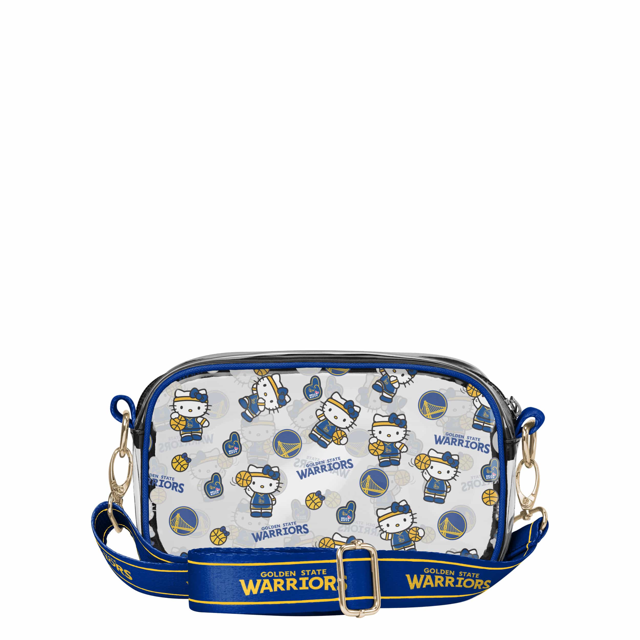 Golden State Warriors NBA Hello Kitty® Clear Crossbody Bag (PREORDER - SHIPS LATE JUNE) - Image 5