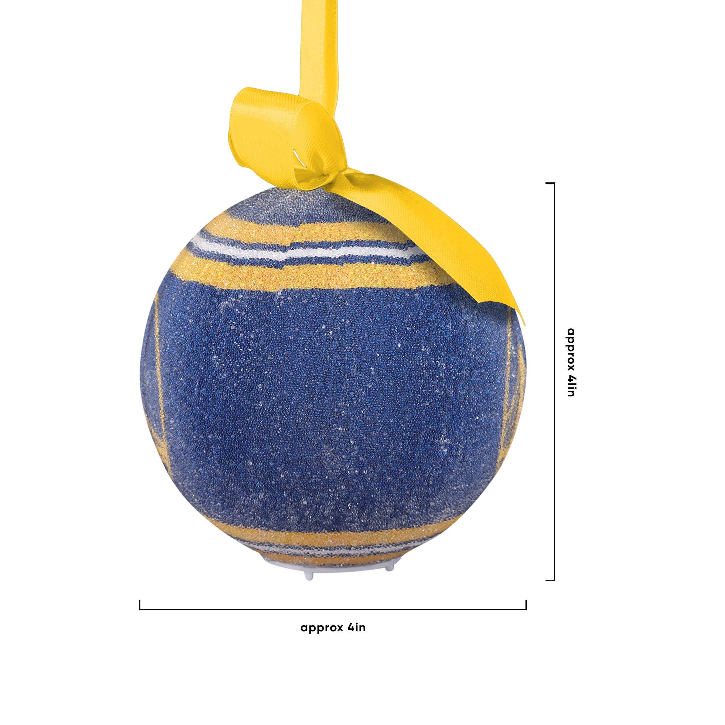 Golden State Warriors NBA LED Shatterproof Ball Ornament - Image 4