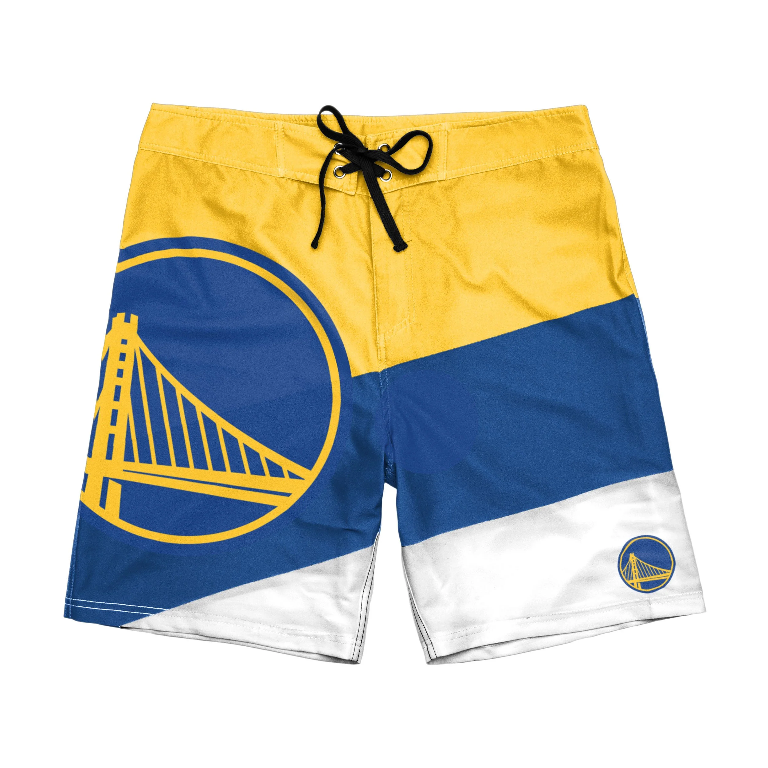 Golden State Warriors NBA Mens Color Dive Boardshorts - Image 3