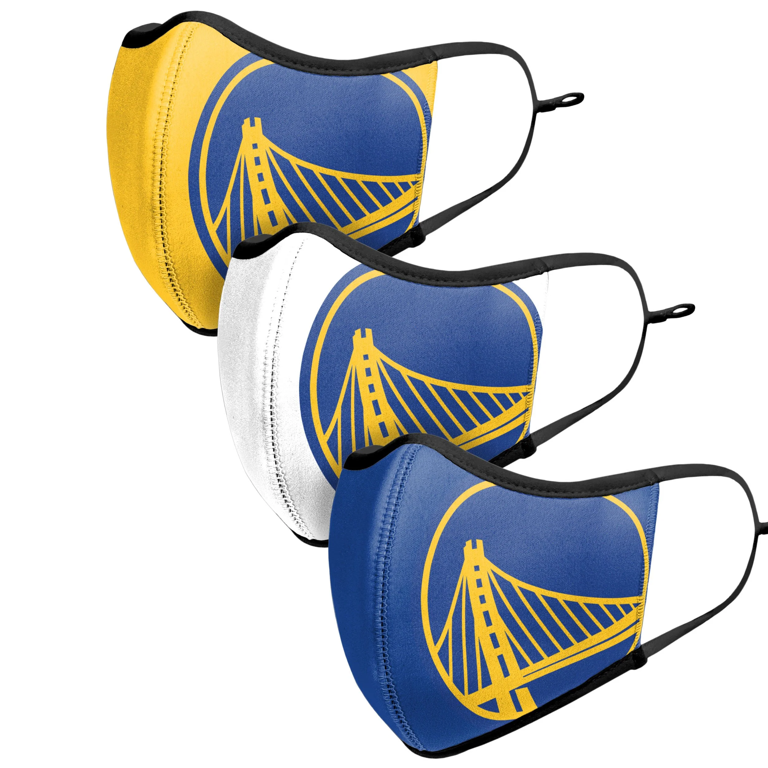 Golden State Warriors NBA Sport 3 Pack Face Cover - Image 4