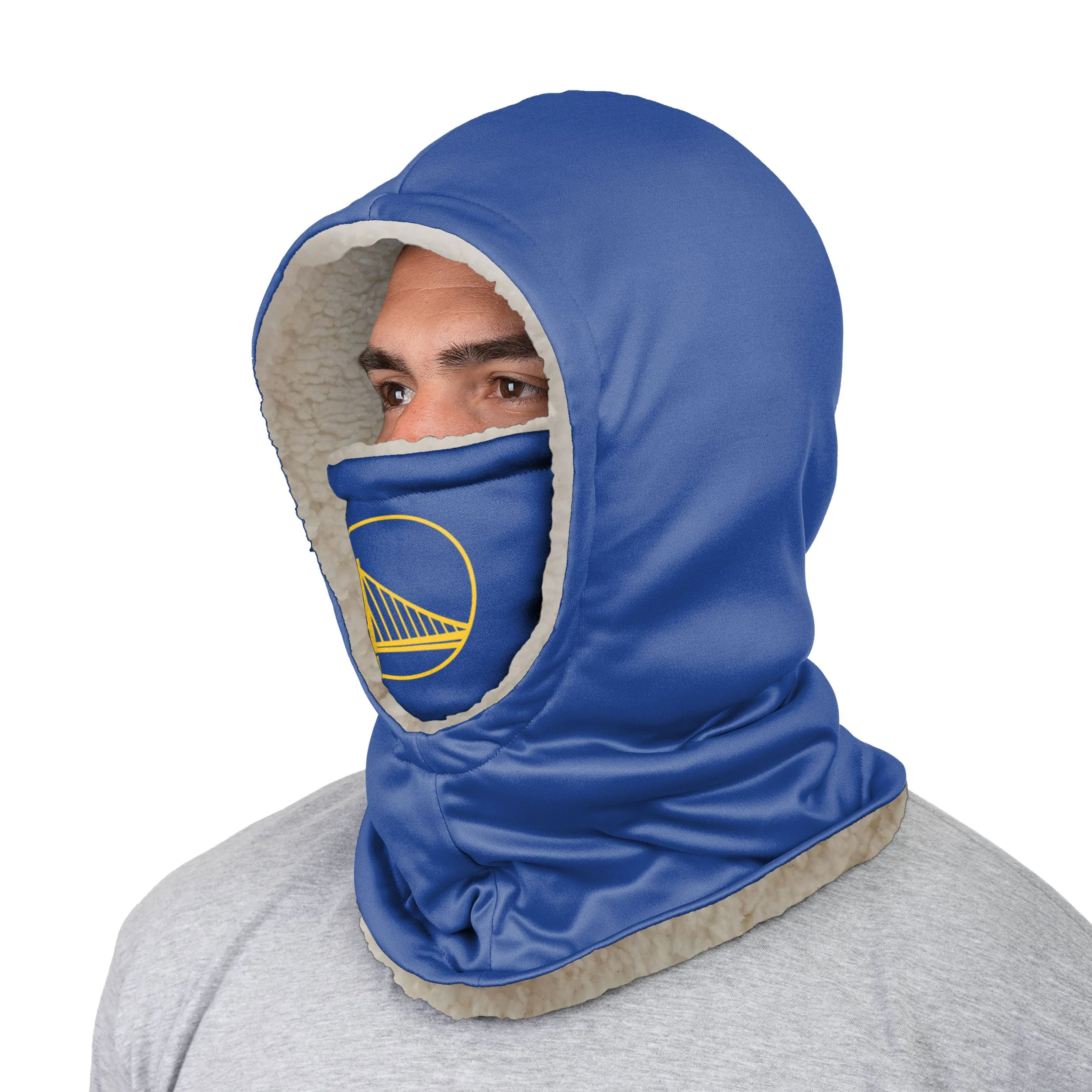 Golden State Warriors NBA Team Color Hooded Gaiter - Image 2