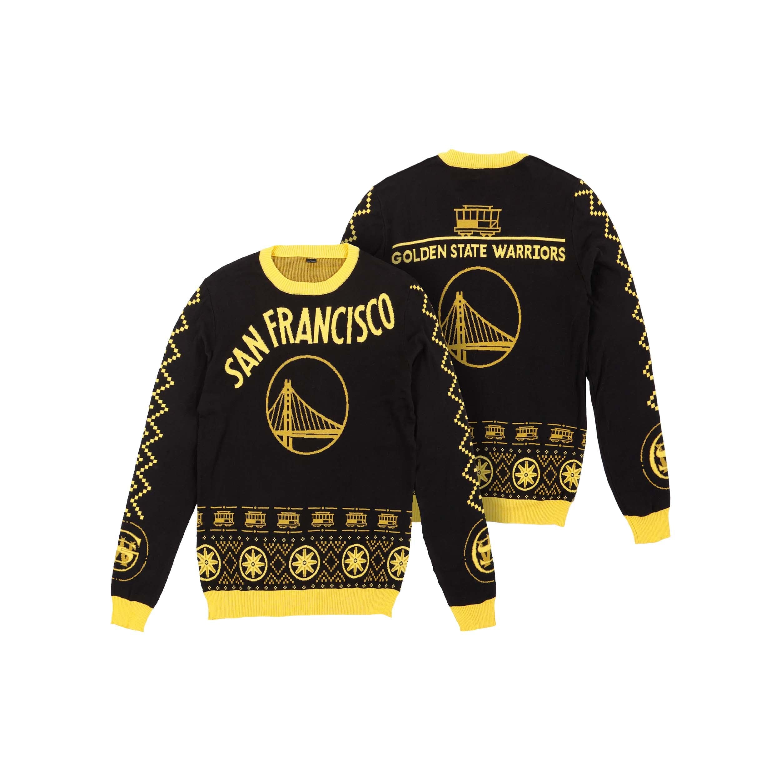 Golden State Warriors NBA Mens Thematic Knit Sweater - Image 3