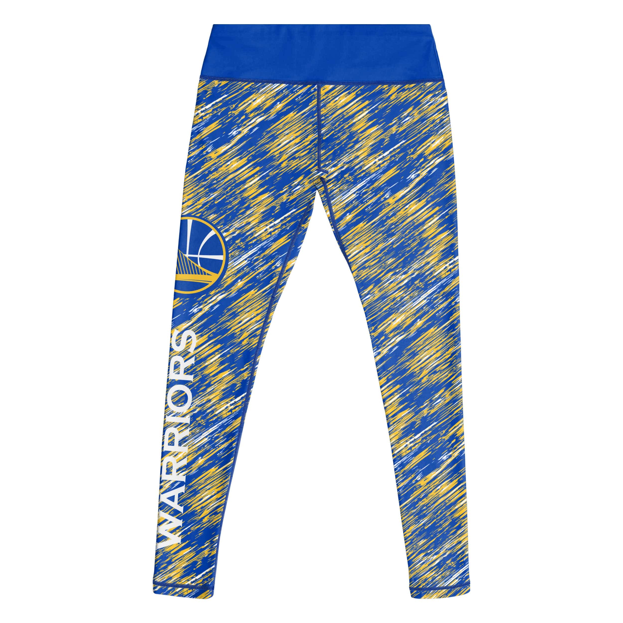 Golden State Warriors NBA Womens Static Rain Leggings - Image 5