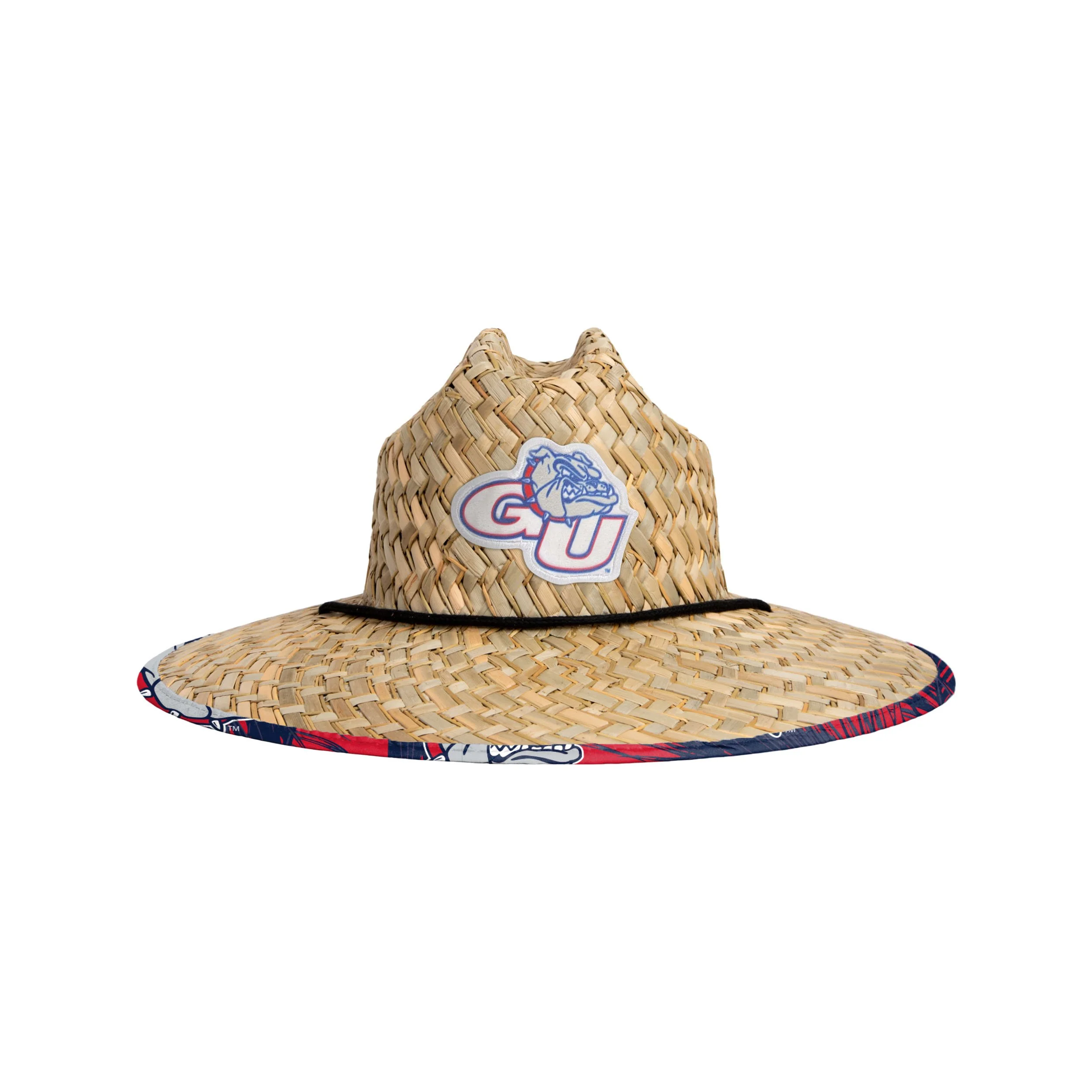 Gonzaga Bulldogs NCAA Floral Straw Hat