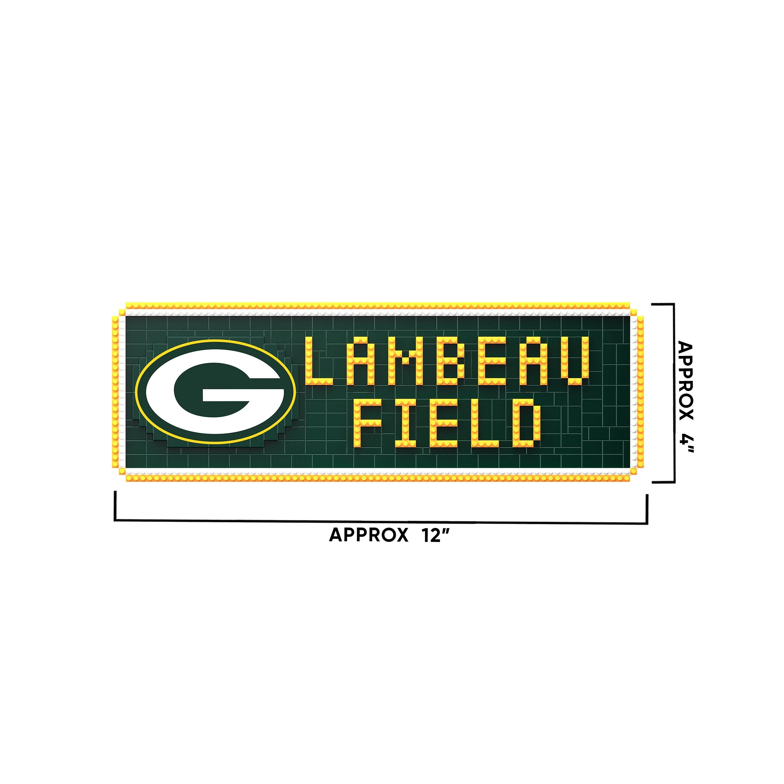 Green Bay Packers NFL BRXLZ Stadium Street Sign - Image 2