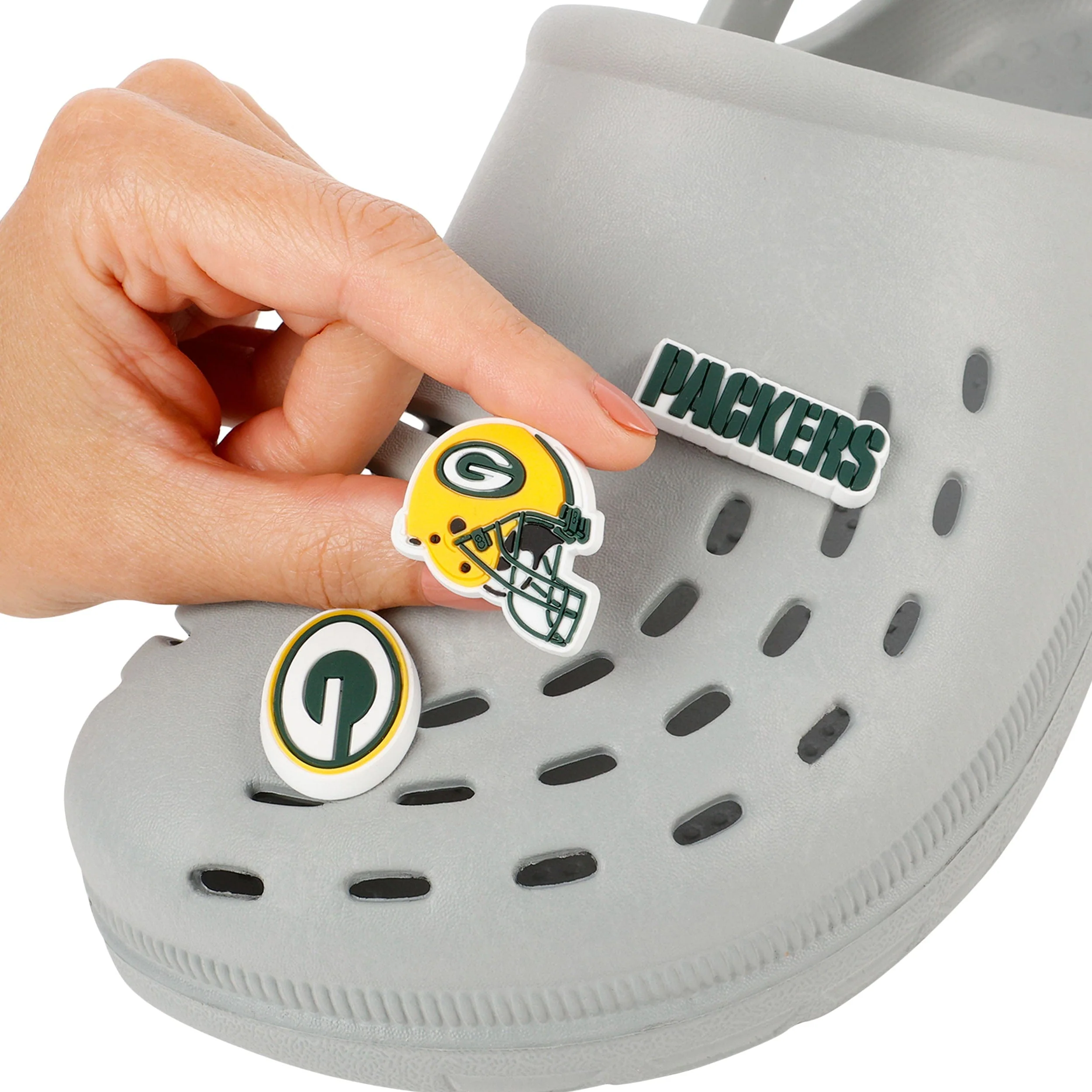 Green Bay Packers NFL 10 Pack Team Clog Charms - Image 3