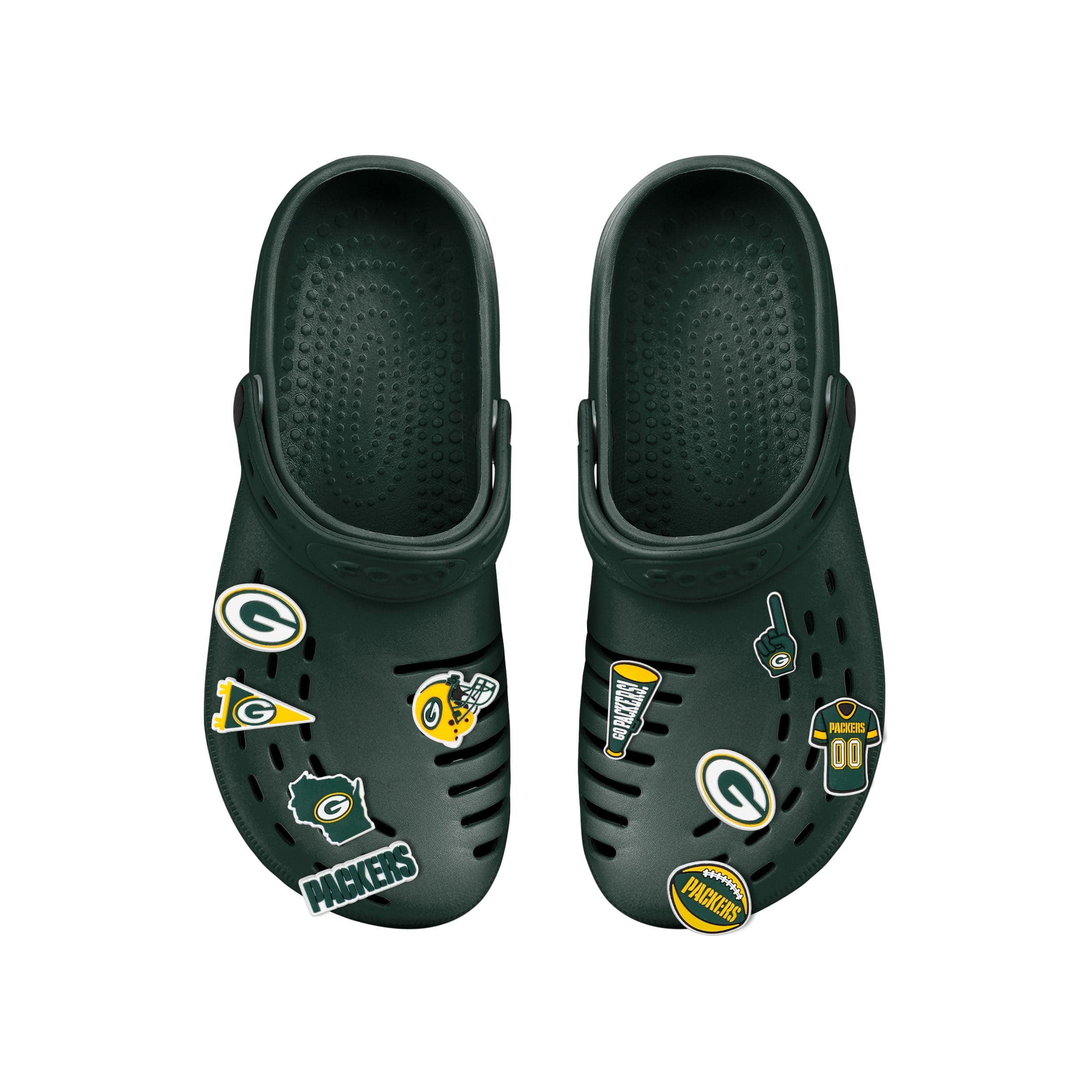 Green Bay Packers NFL 10 Pack Team Clog Charms - Image 4